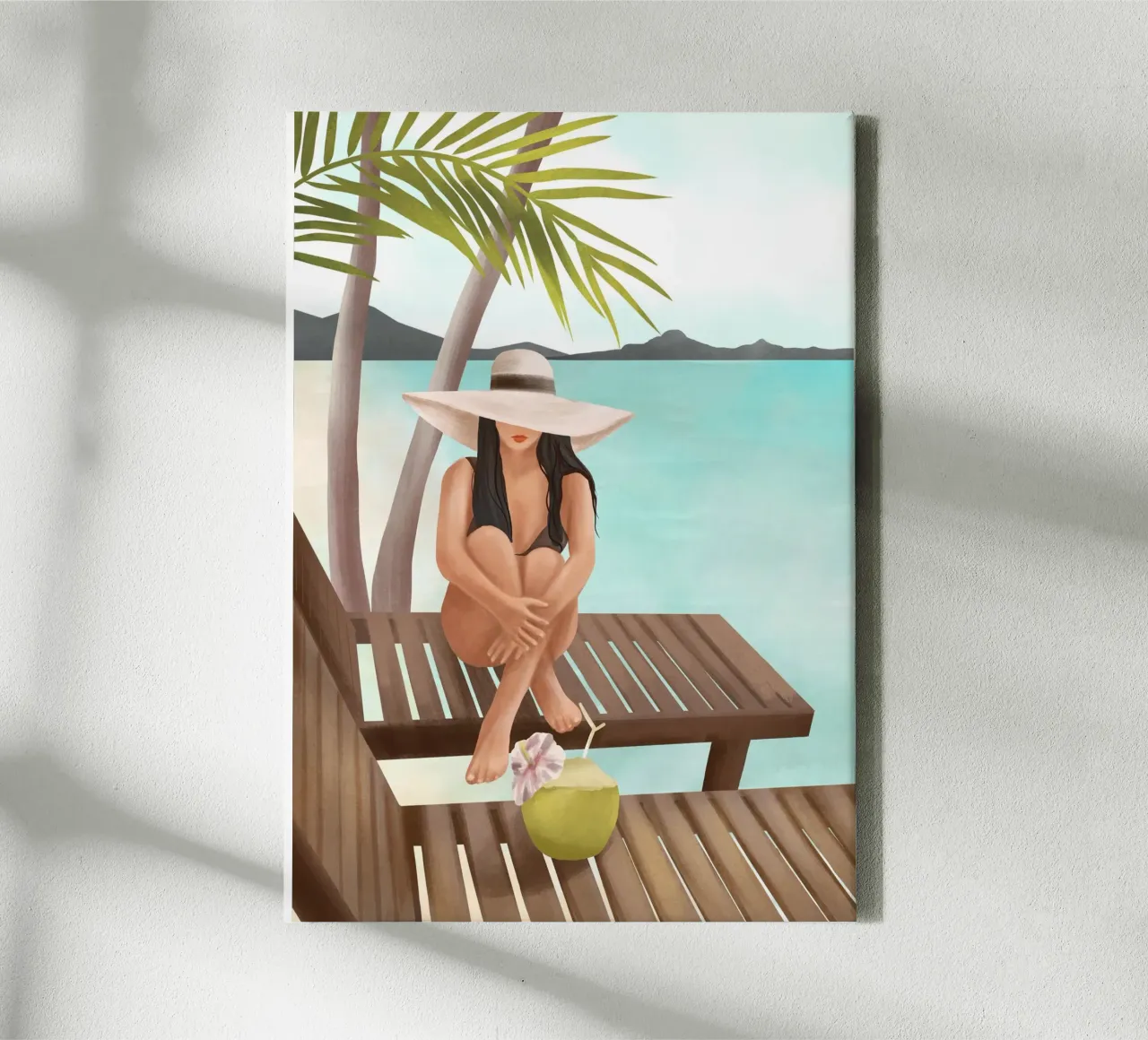 That Summer Feeling VII tela con Cornice a cassetta da cityart