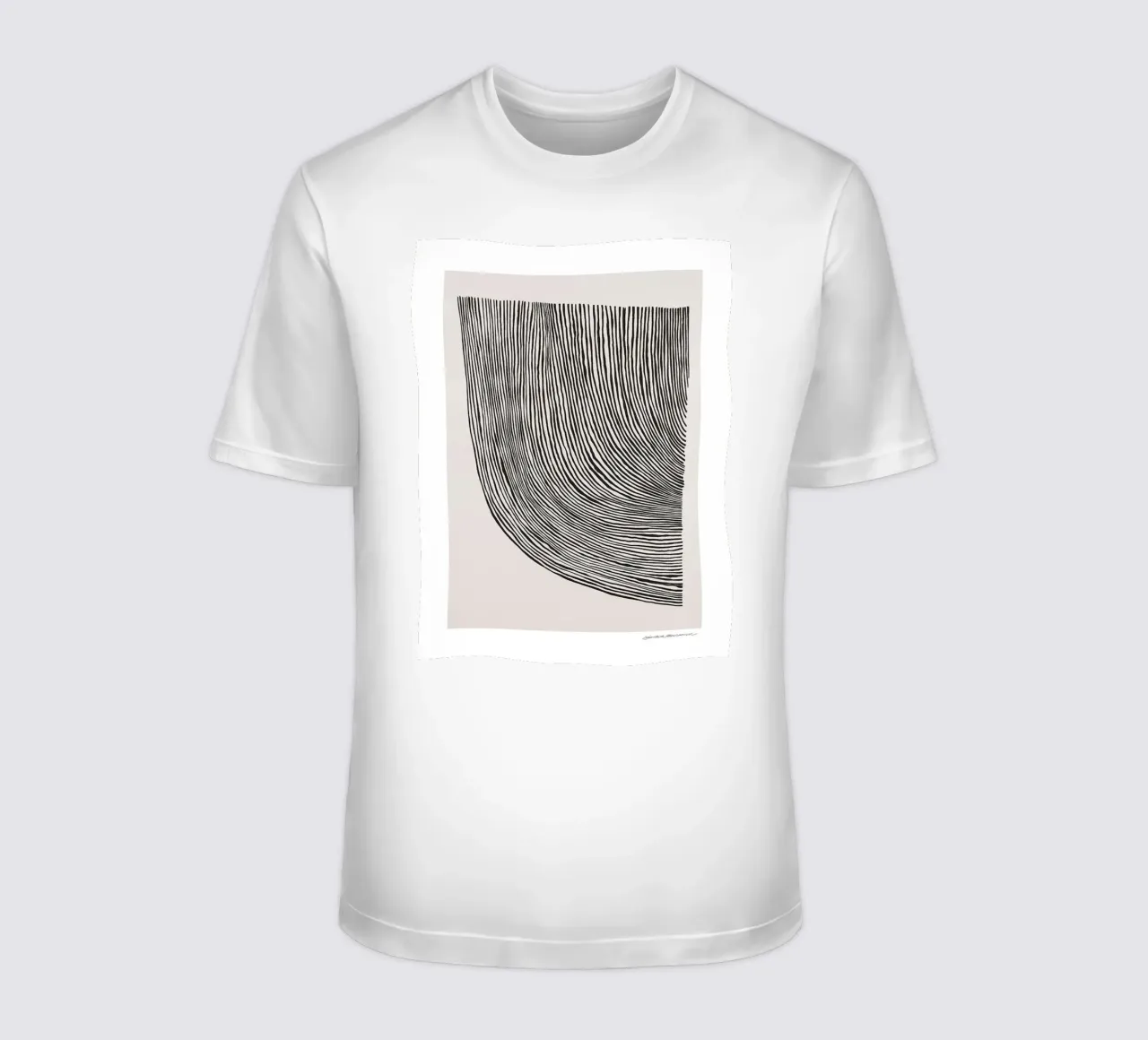 Linea curve t-shirt da Birgitpopshop