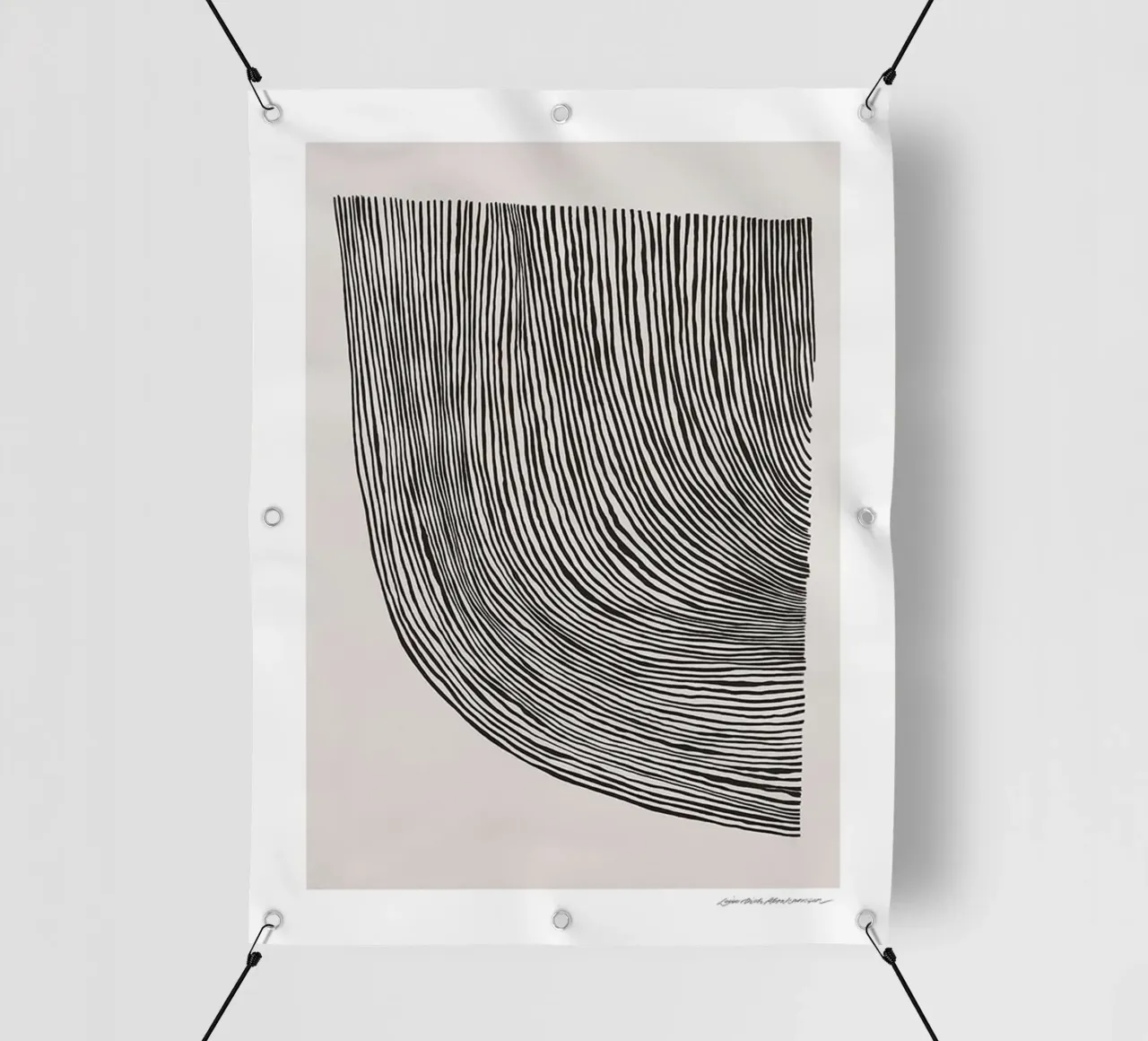 Linea curve telo in pvc da Birgitpopshop