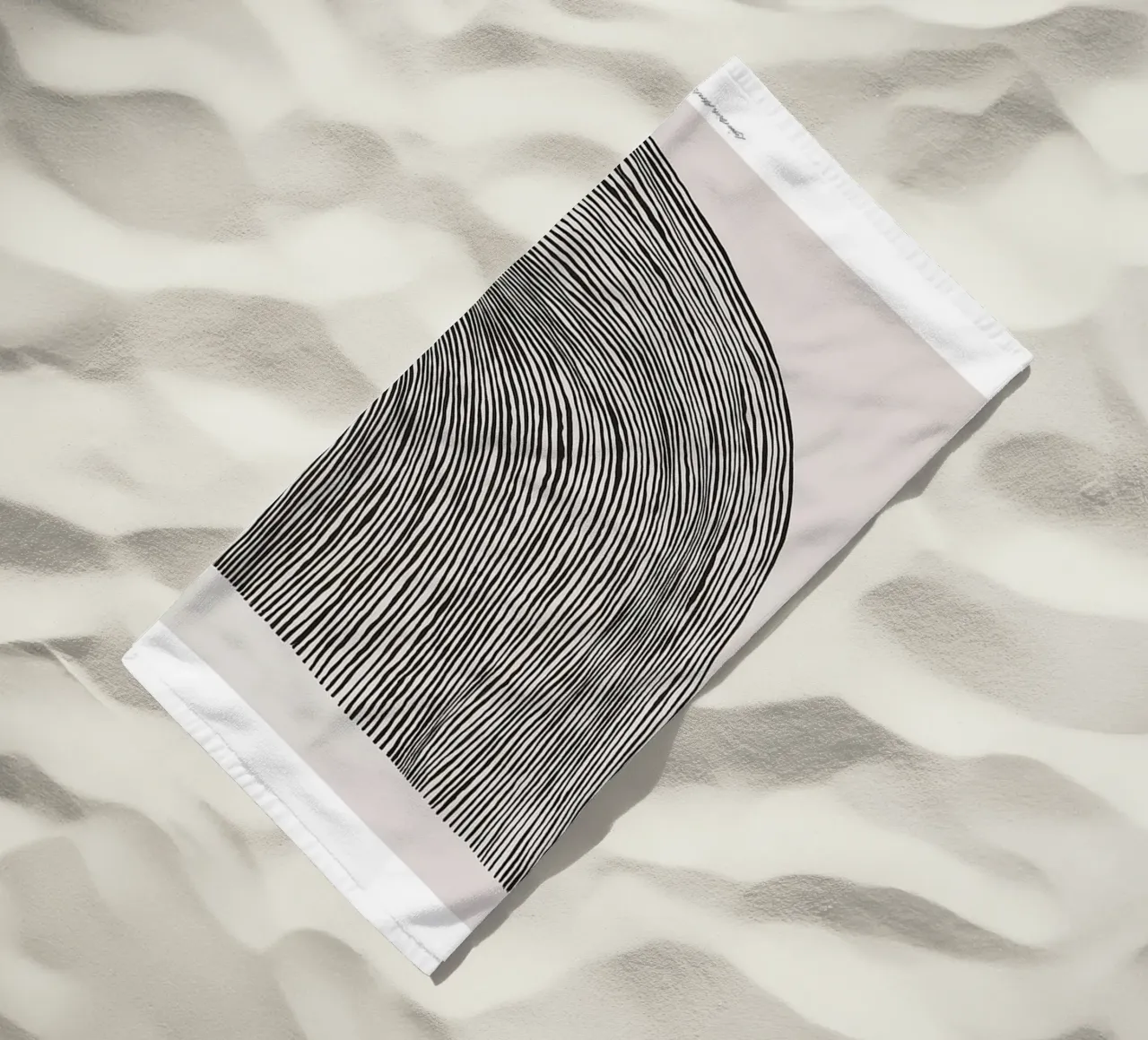 Linea curve telo mare da Birgitpopshop