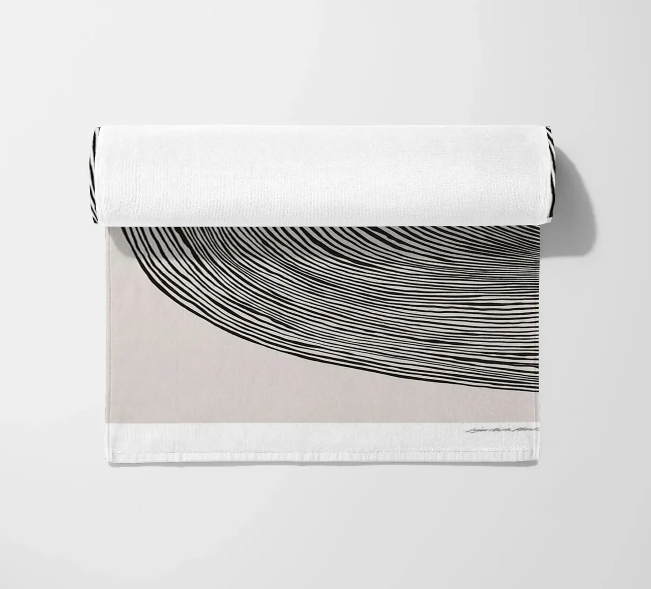 Linea curve telo mare da Birgitpopshop