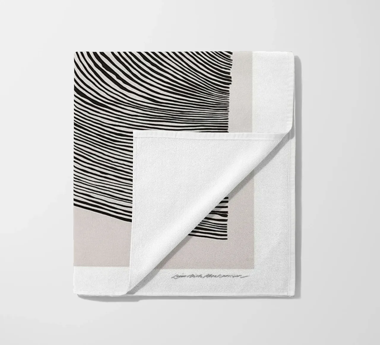 Linea curve telo mare da Birgitpopshop