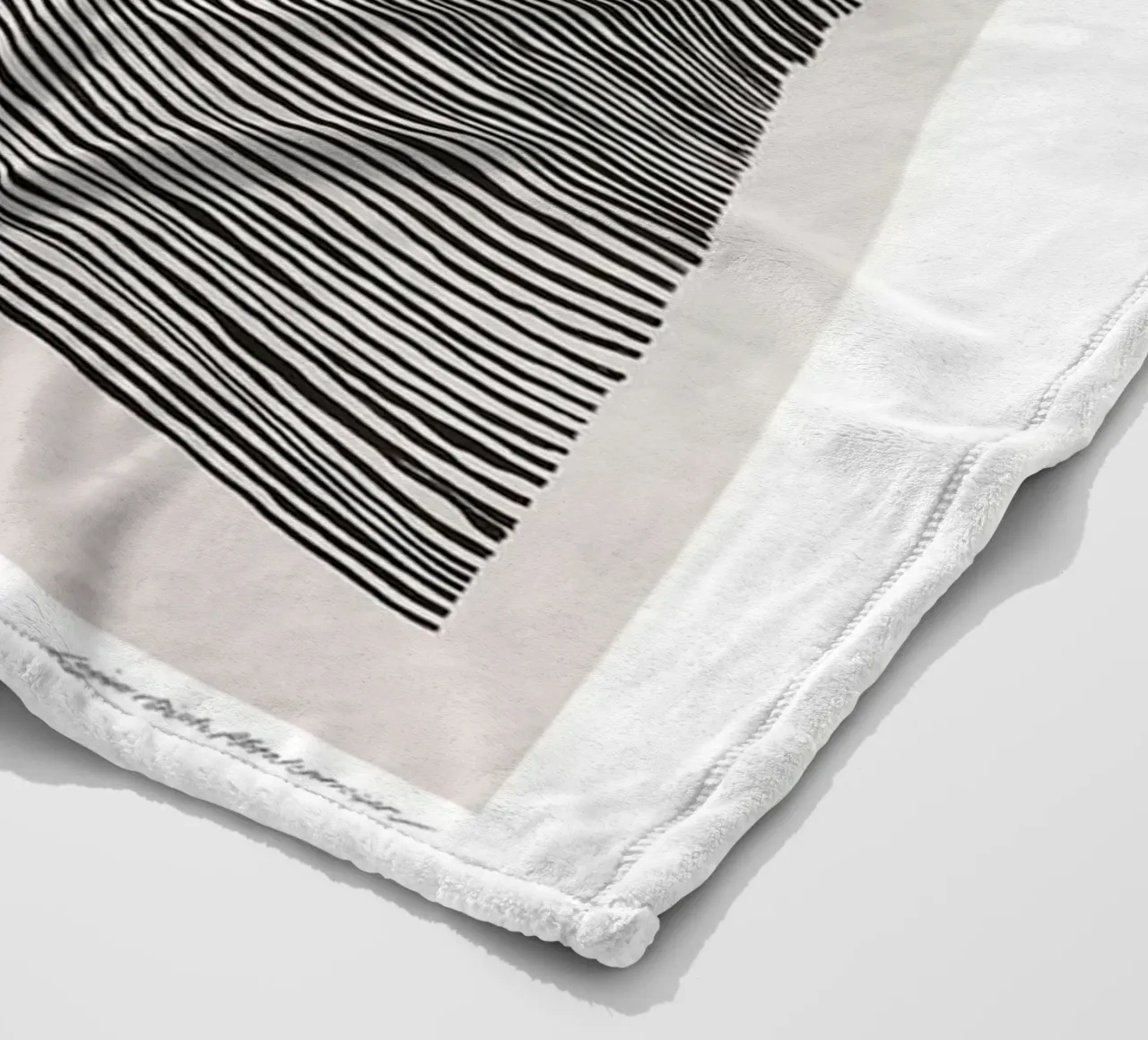 Linea curve coperta in pile da Birgitpopshop