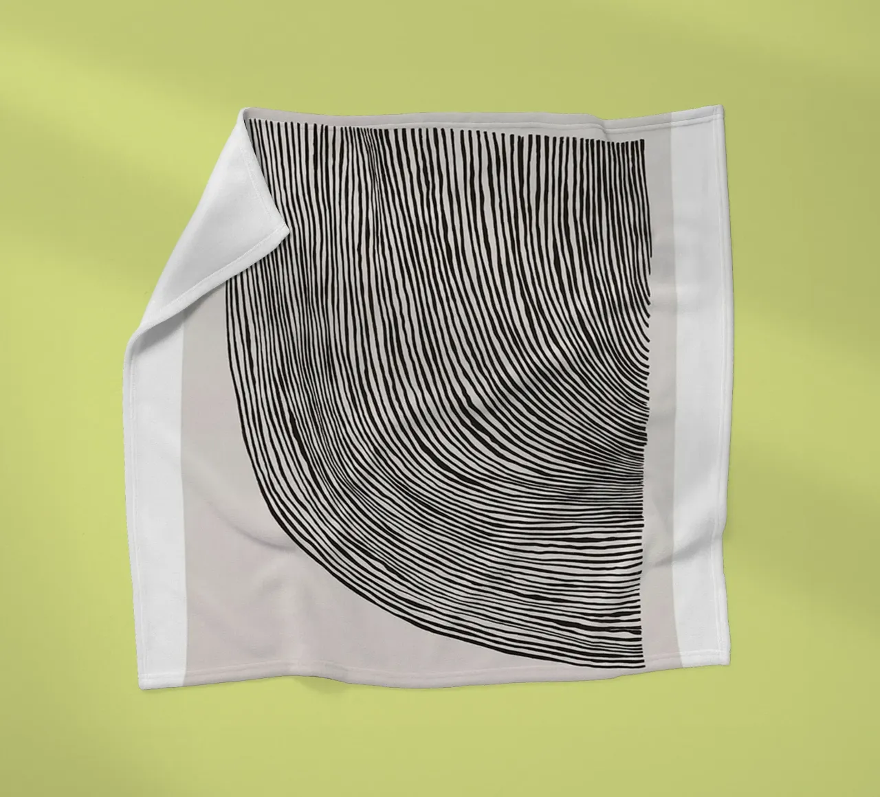 Linea curve coperta in pile da Birgitpopshop