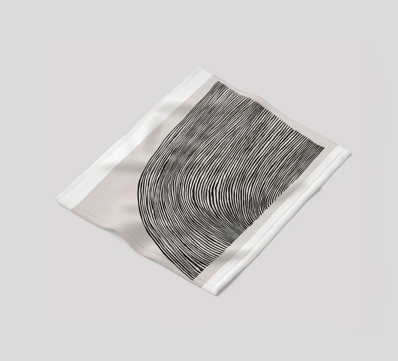 Linea curve coperta in pile da Birgitpopshop