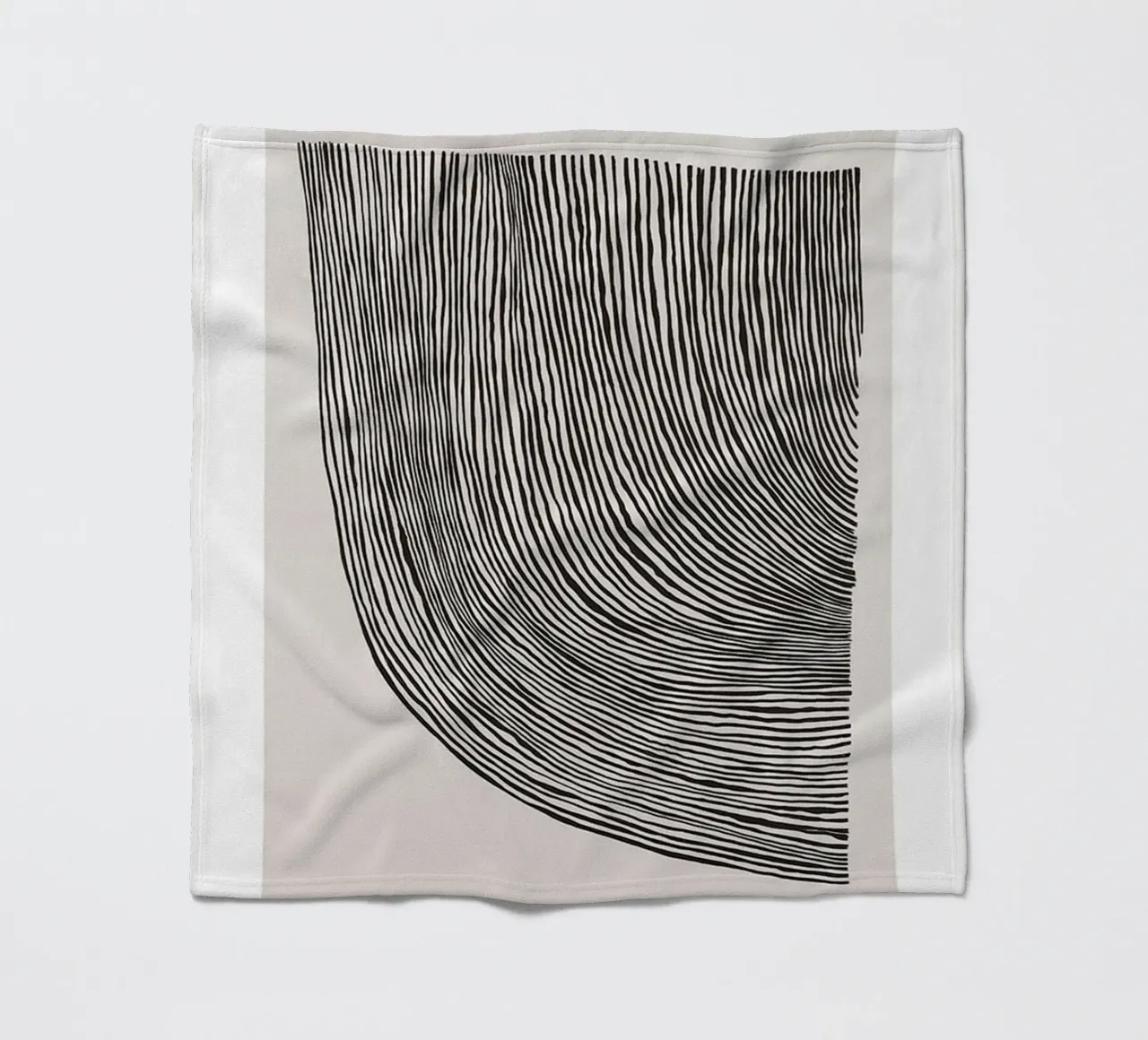 Linea curve coperta in pile da Birgitpopshop