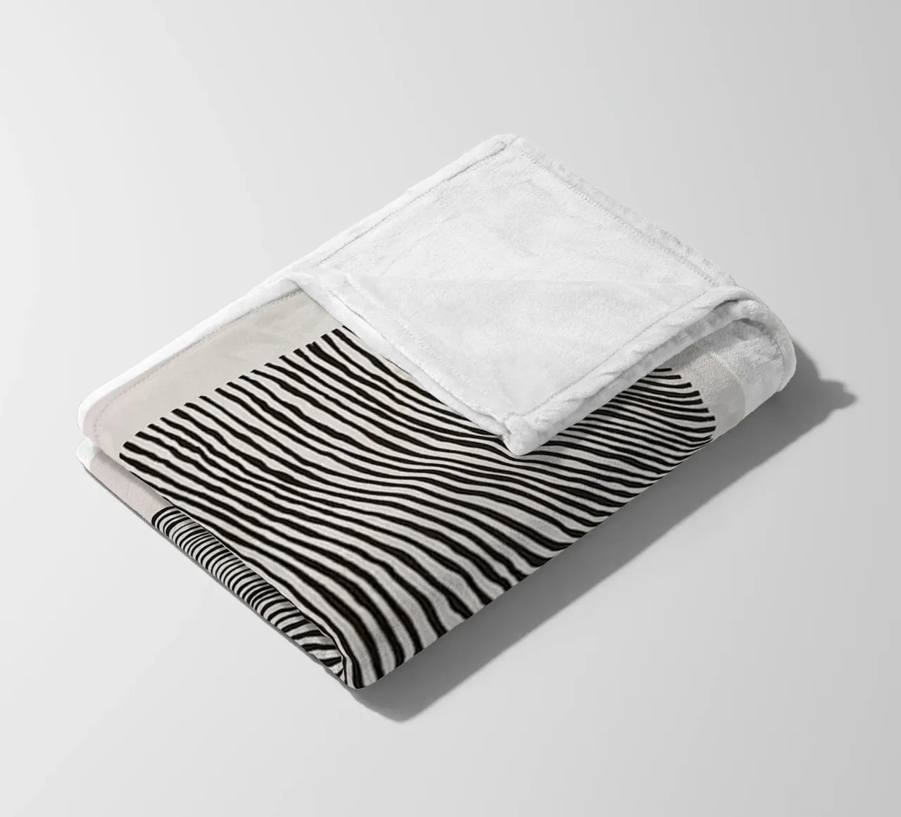 Linea curve coperta in pile da Birgitpopshop