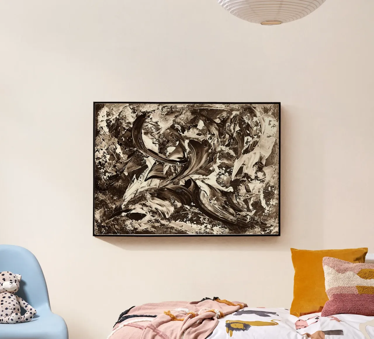 SEPIA 60 plexiglass da Thierry Vobmann Abstract painting