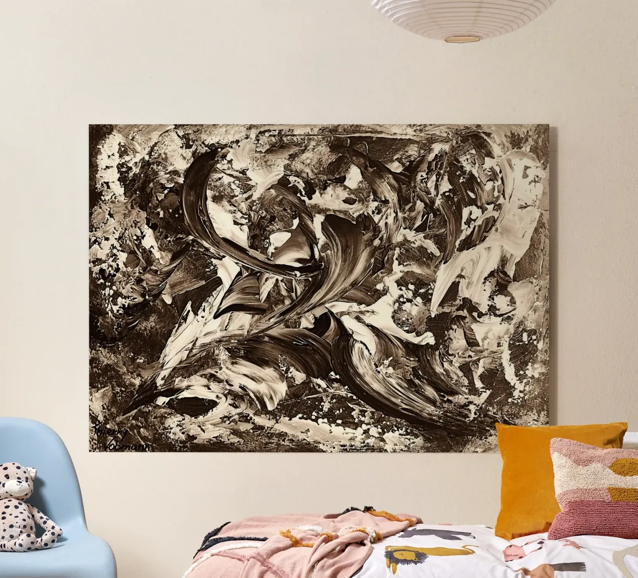 SEPIA 60 plexiglass da Thierry Vobmann Abstract painting