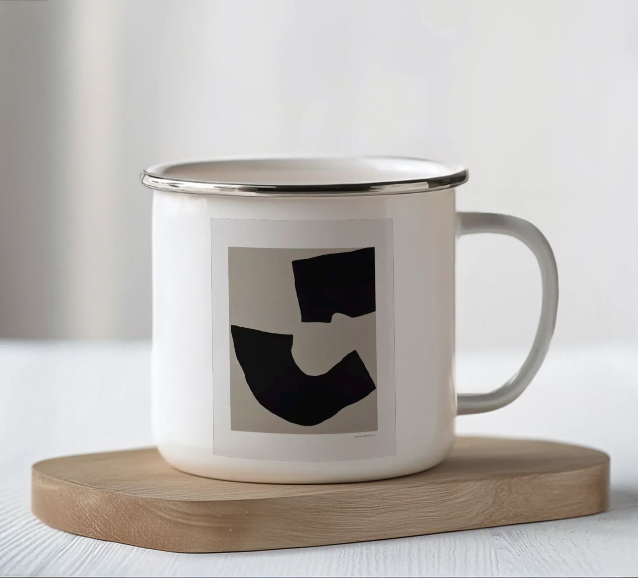 Mock Up n. 1 tazza in smalto da Birgitpopshop