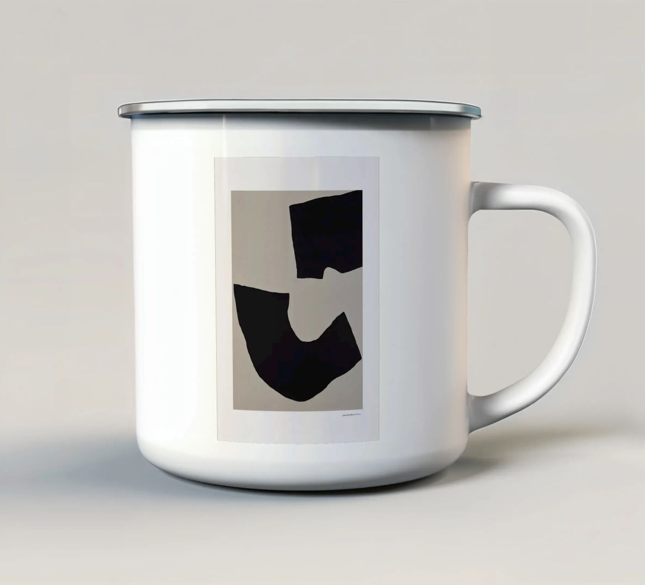 Mock Up n. 1 tazza in smalto da Birgitpopshop