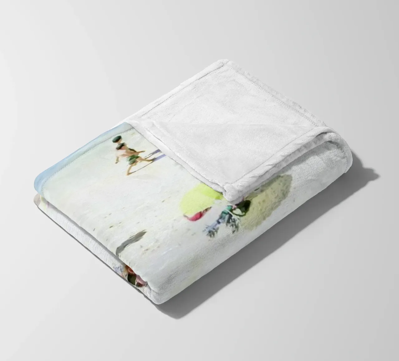 happy days fleece blanket by Ingrid Beddoes