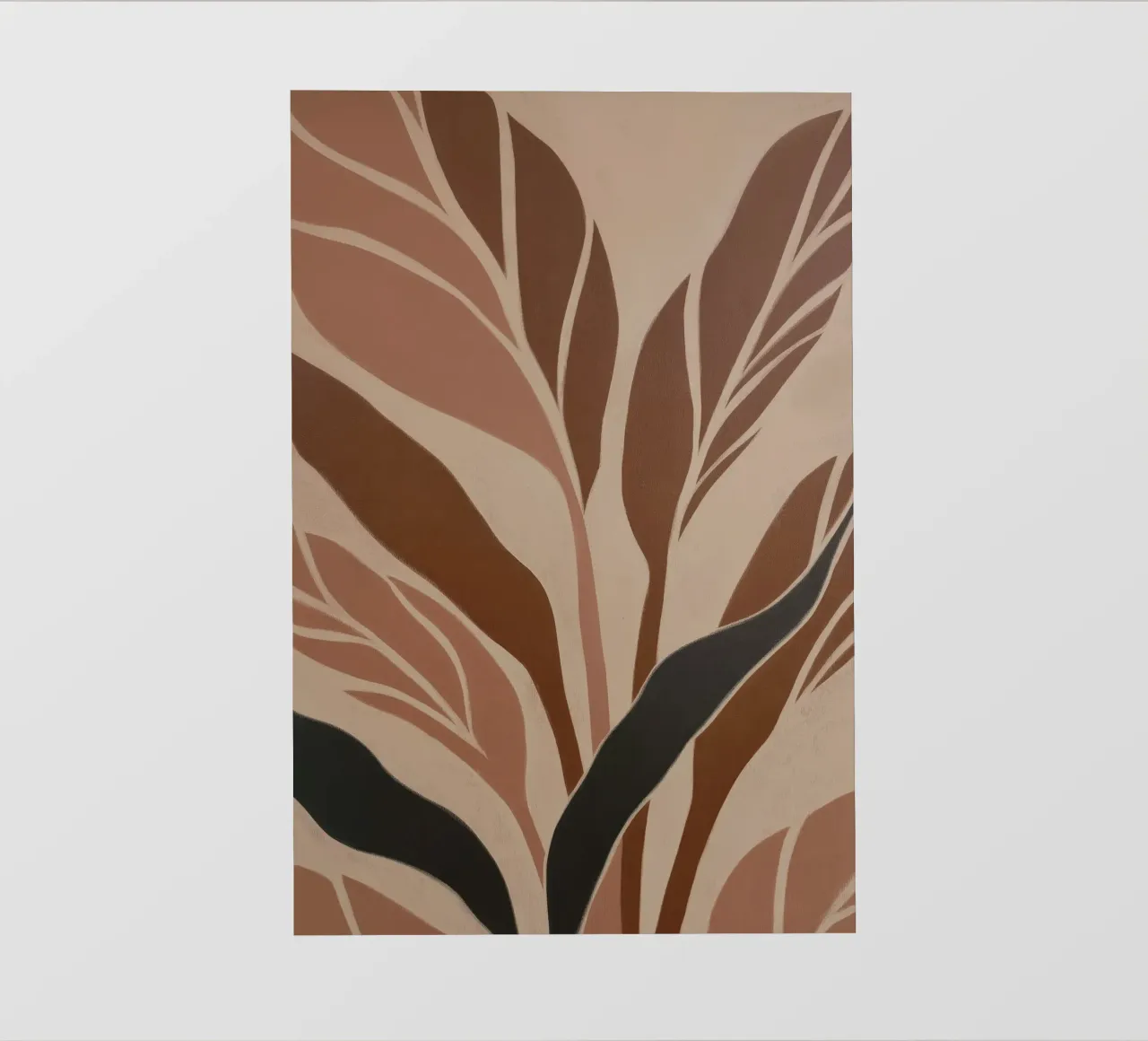 Botanico astratto pellicola backlit da Melloi Art Print