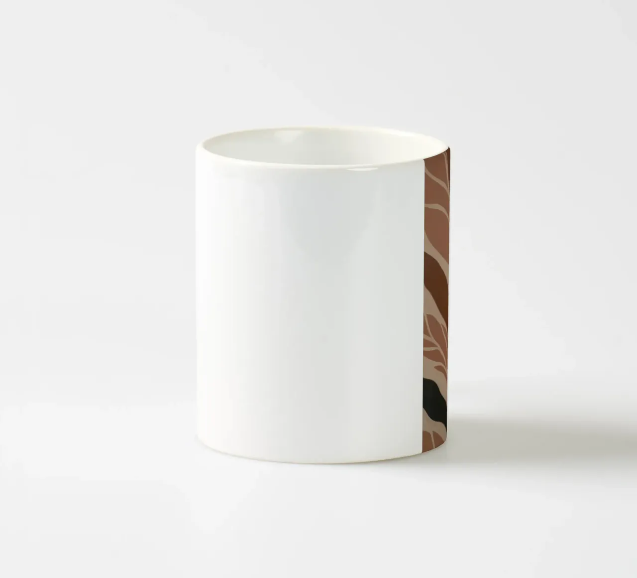 Botanico astratto tazza in ceramica da Melloi Art Print
