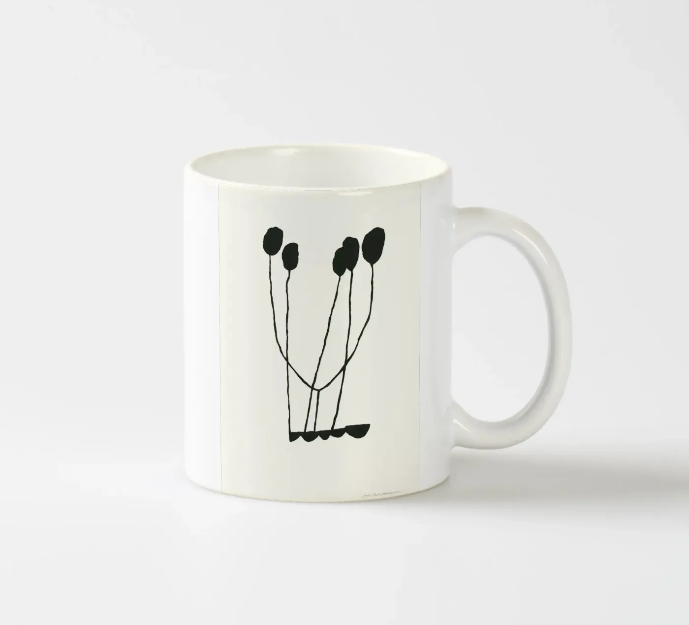 Hello ceramic mug by Birgitpopshop