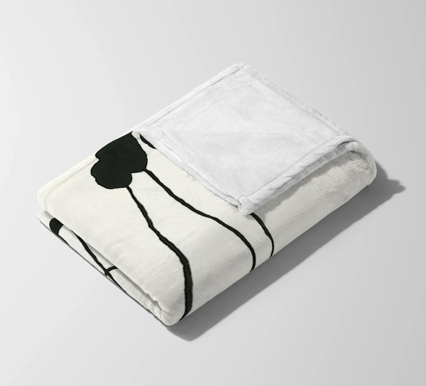 Hello fleece blanket by Birgitpopshop