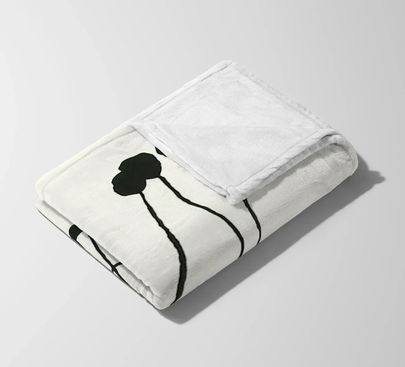 Hello fleece blanket by Birgitpopshop