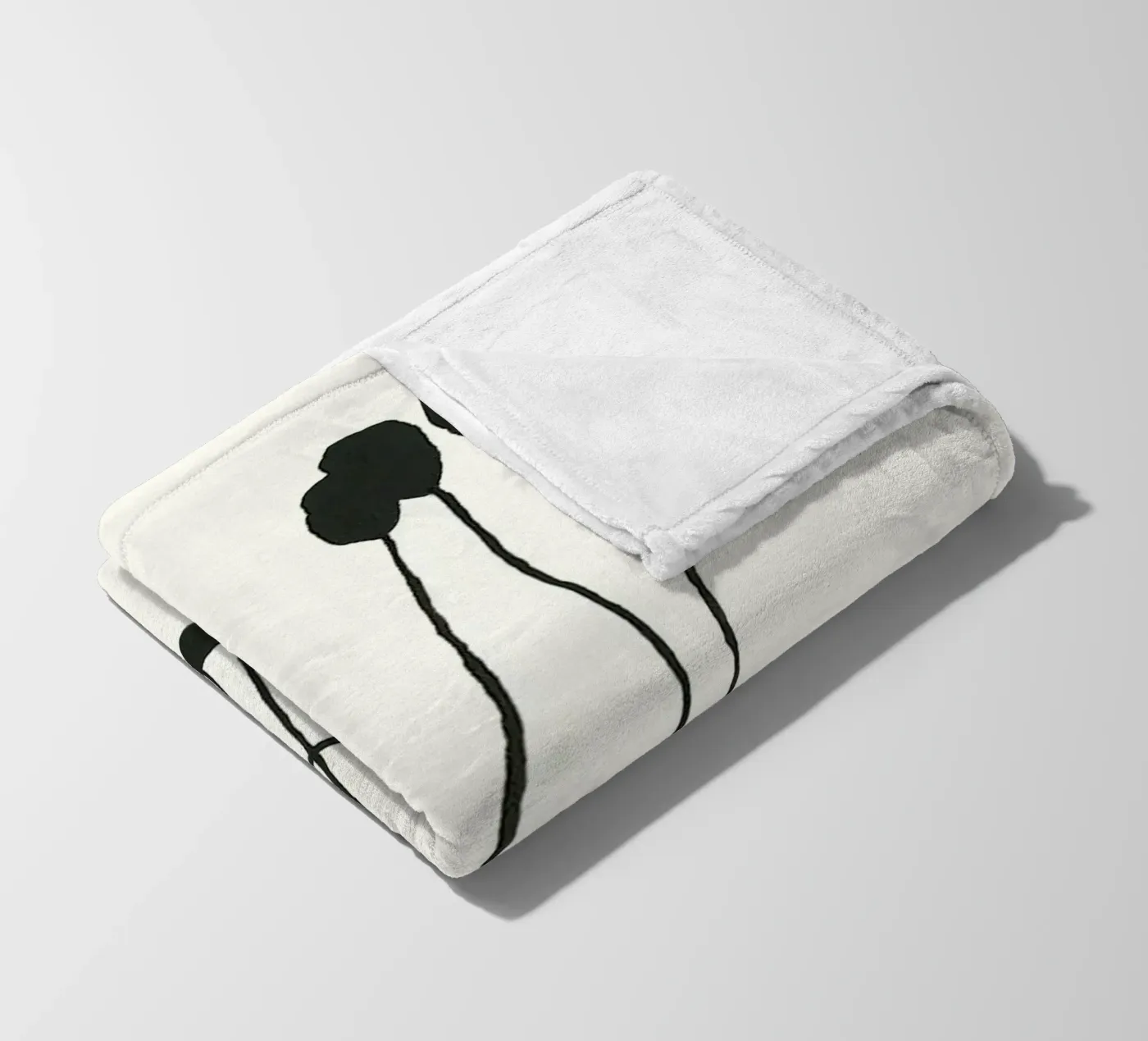 Hello fleece blanket by Birgitpopshop