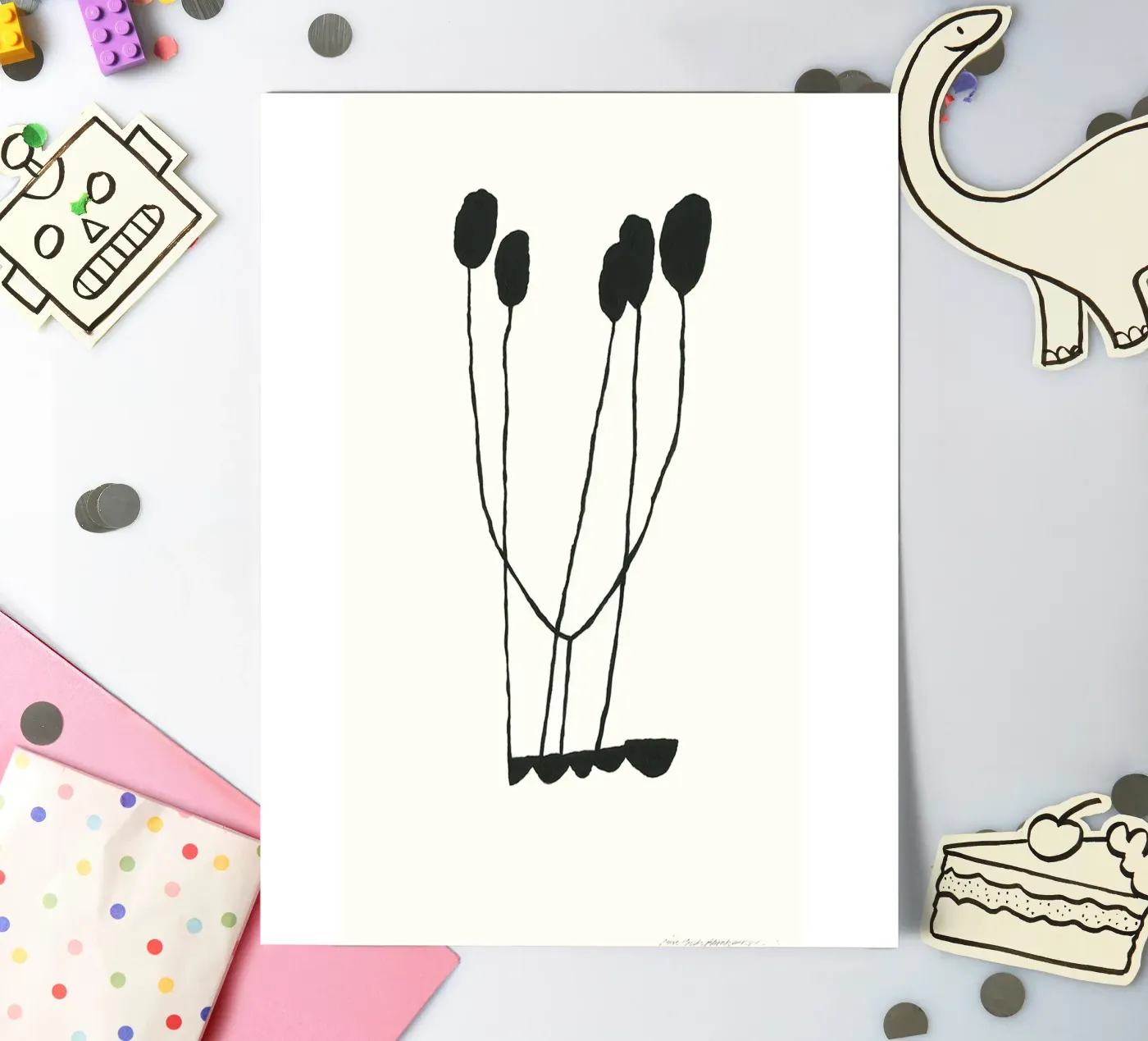 Hello sticker sheet by Birgitpopshop