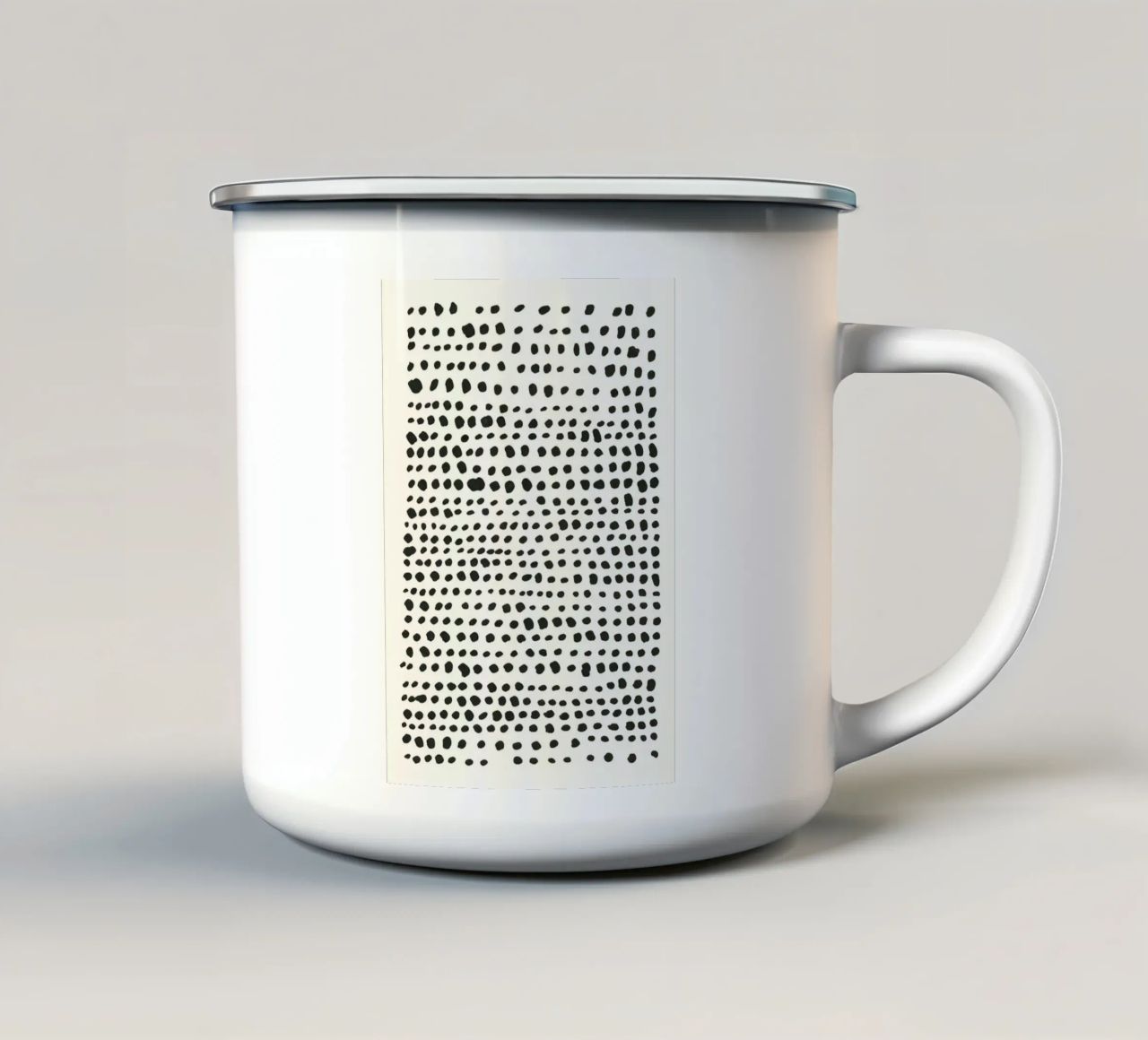 Uno Due Molti tazza in smalto da Birgitpopshop