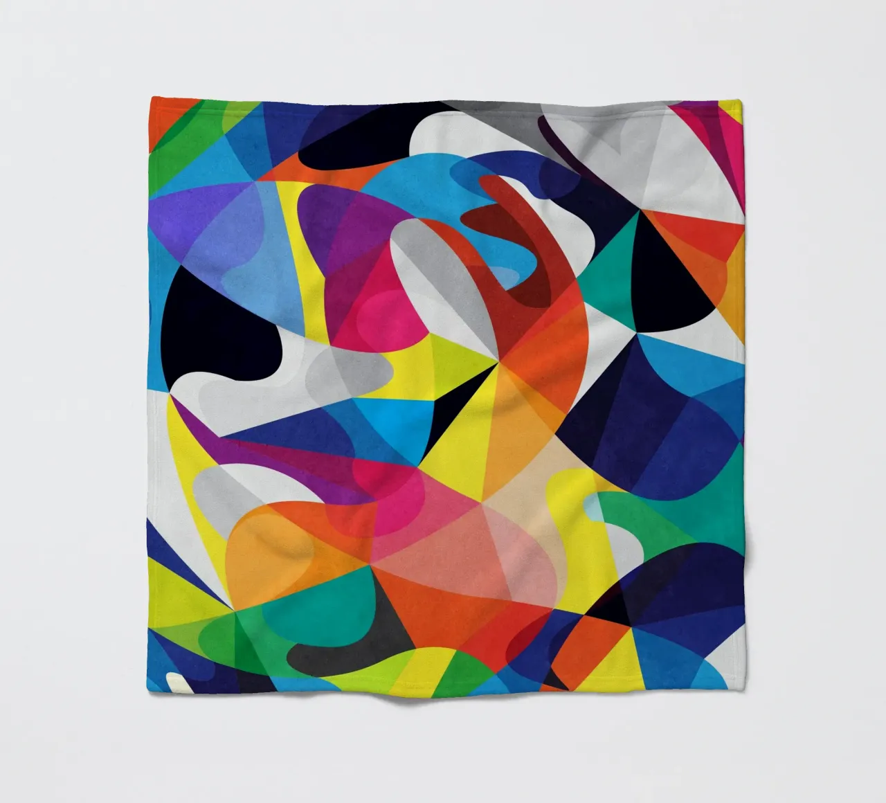 New Ways - Abstraktes geometrisches Muster Fleecedecke von lovely lines