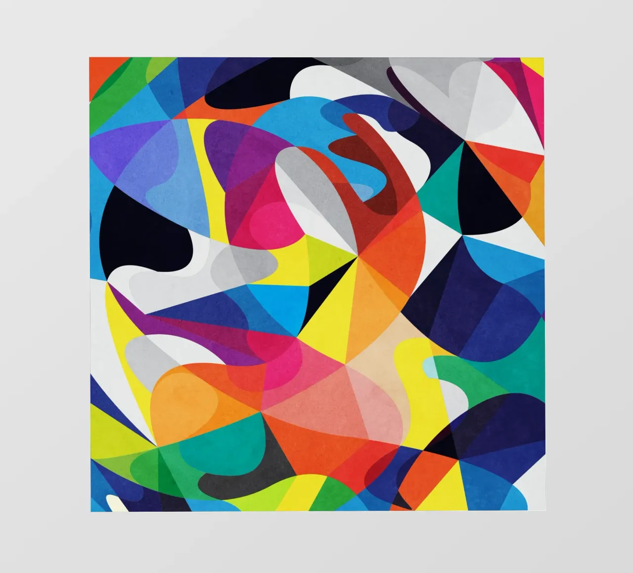 New Ways - Motivo geometrico astratto telo in pvc da Abstract 888