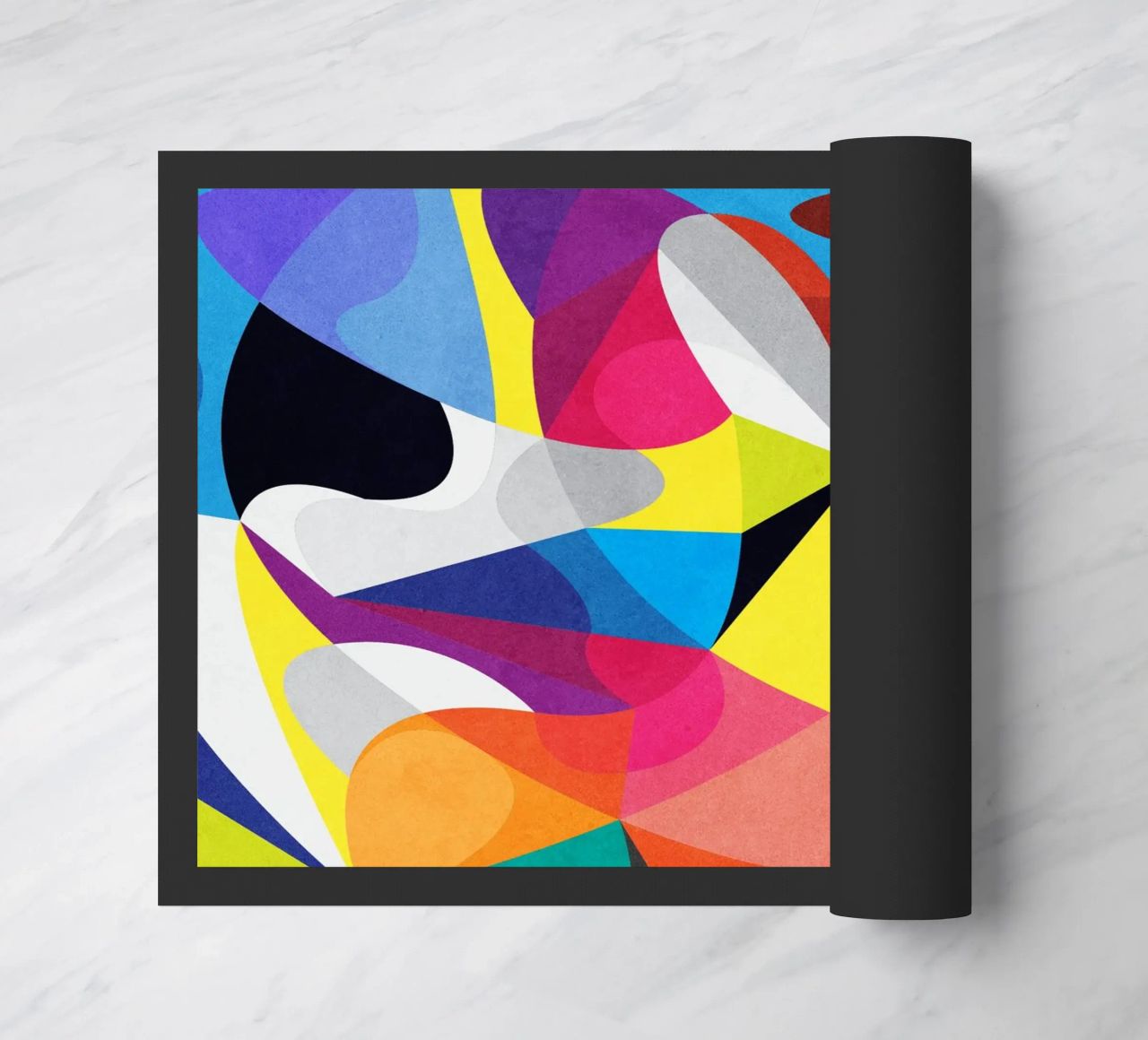 New Ways - Motivo geometrico astratto zerbino da lovely lines