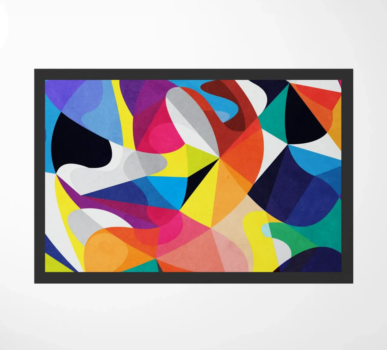 New Ways - Abstraktes geometrisches Muster Fußmatte von lovely lines