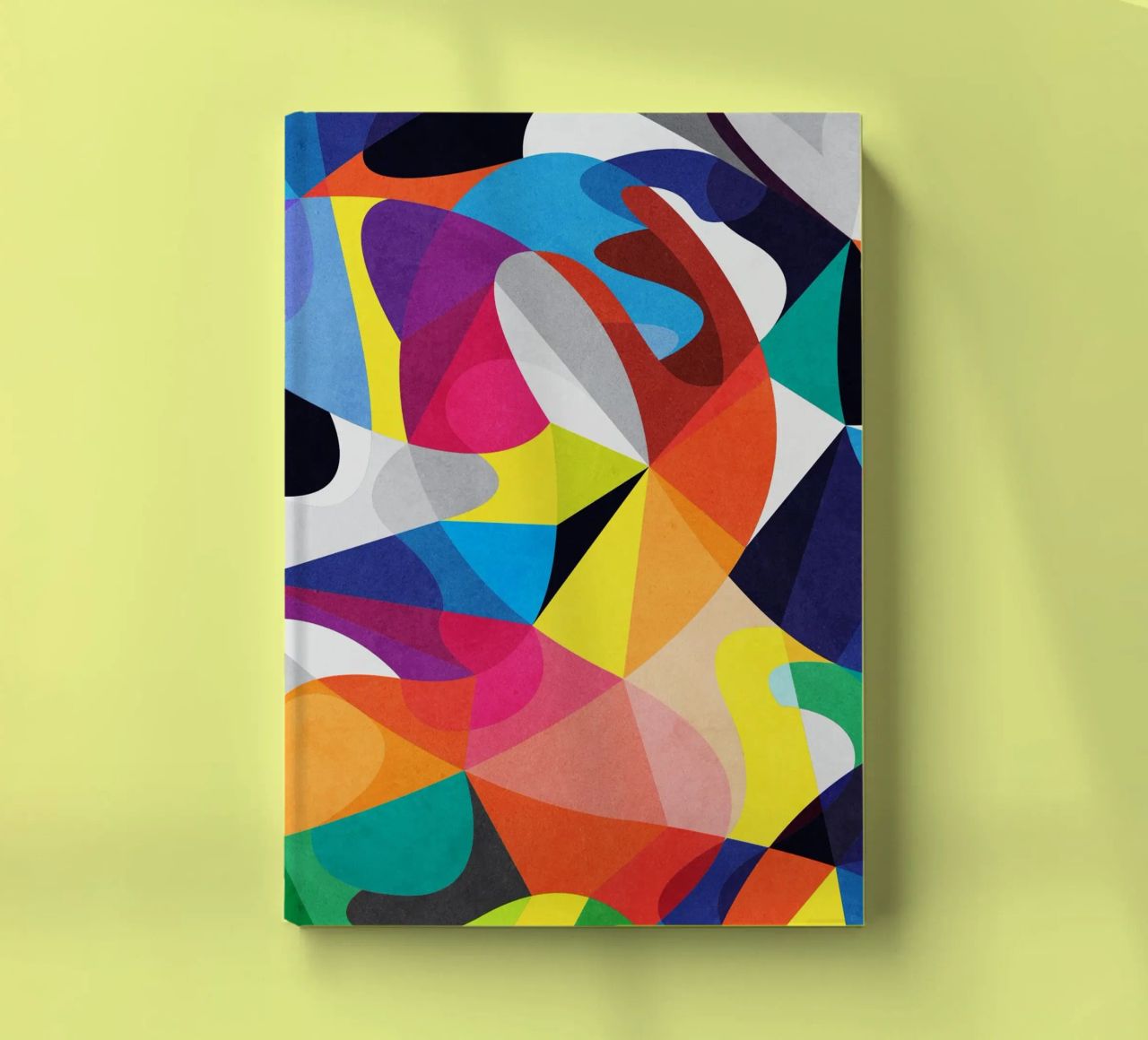 New Ways - Abstract Geometric Pattern notebook by lovely lines