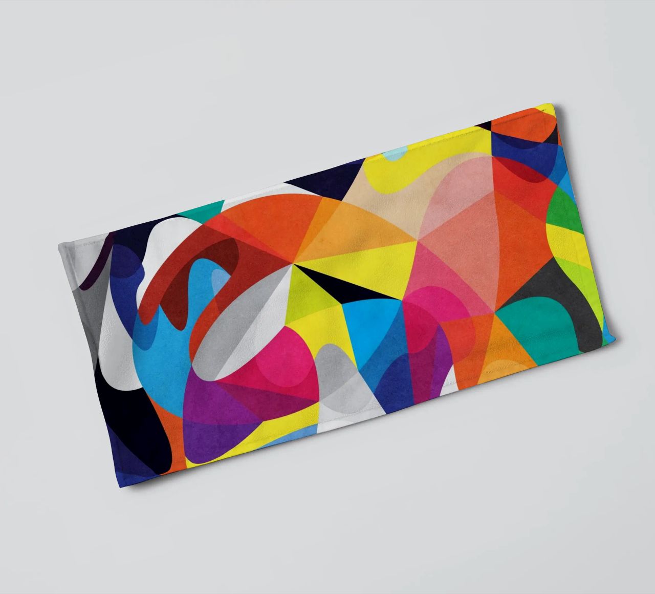 New Ways - Abstract Geometric Pattern towel by lovely lines