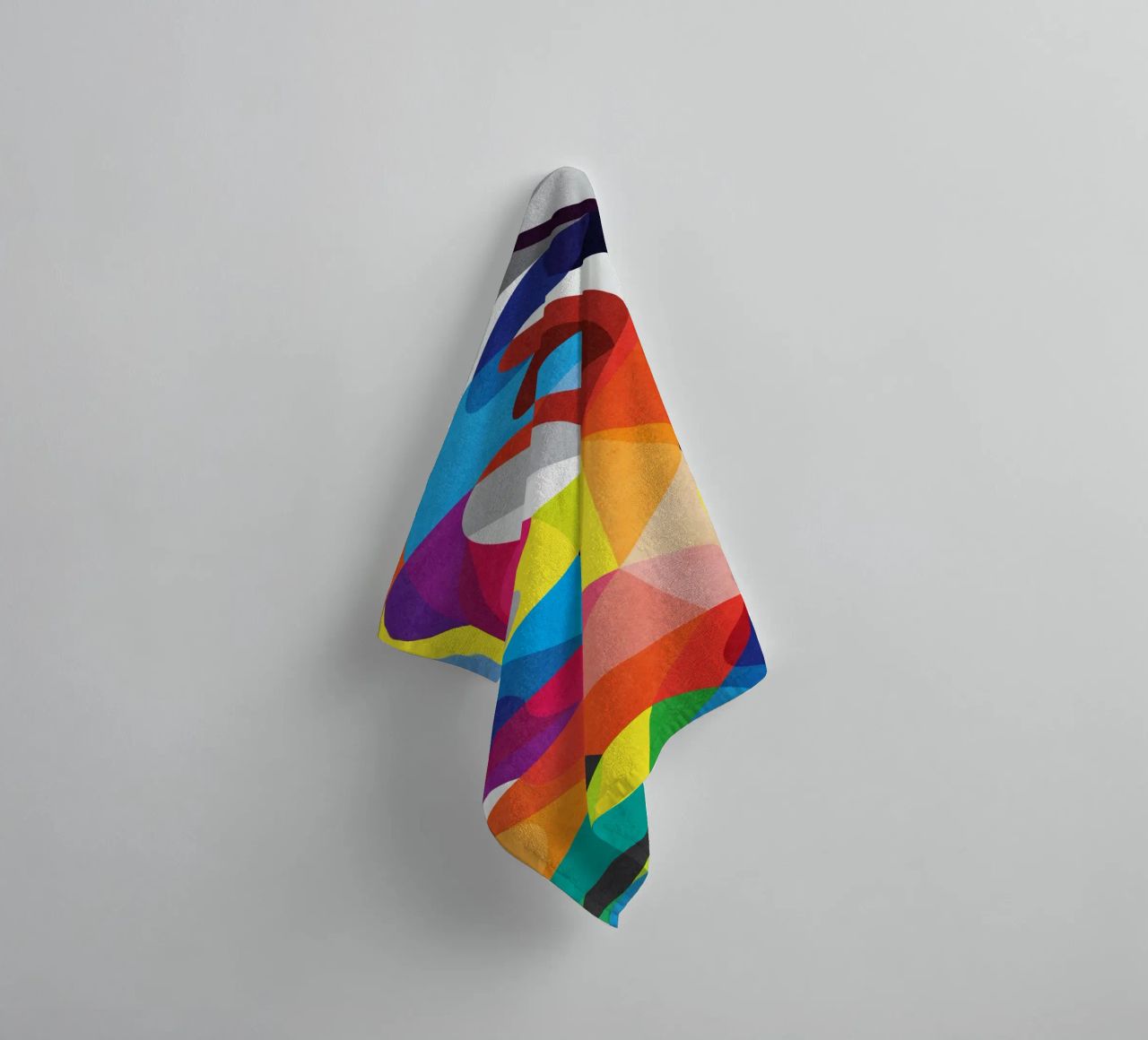 New Ways - Abstract Geometric Pattern towel by lovely lines