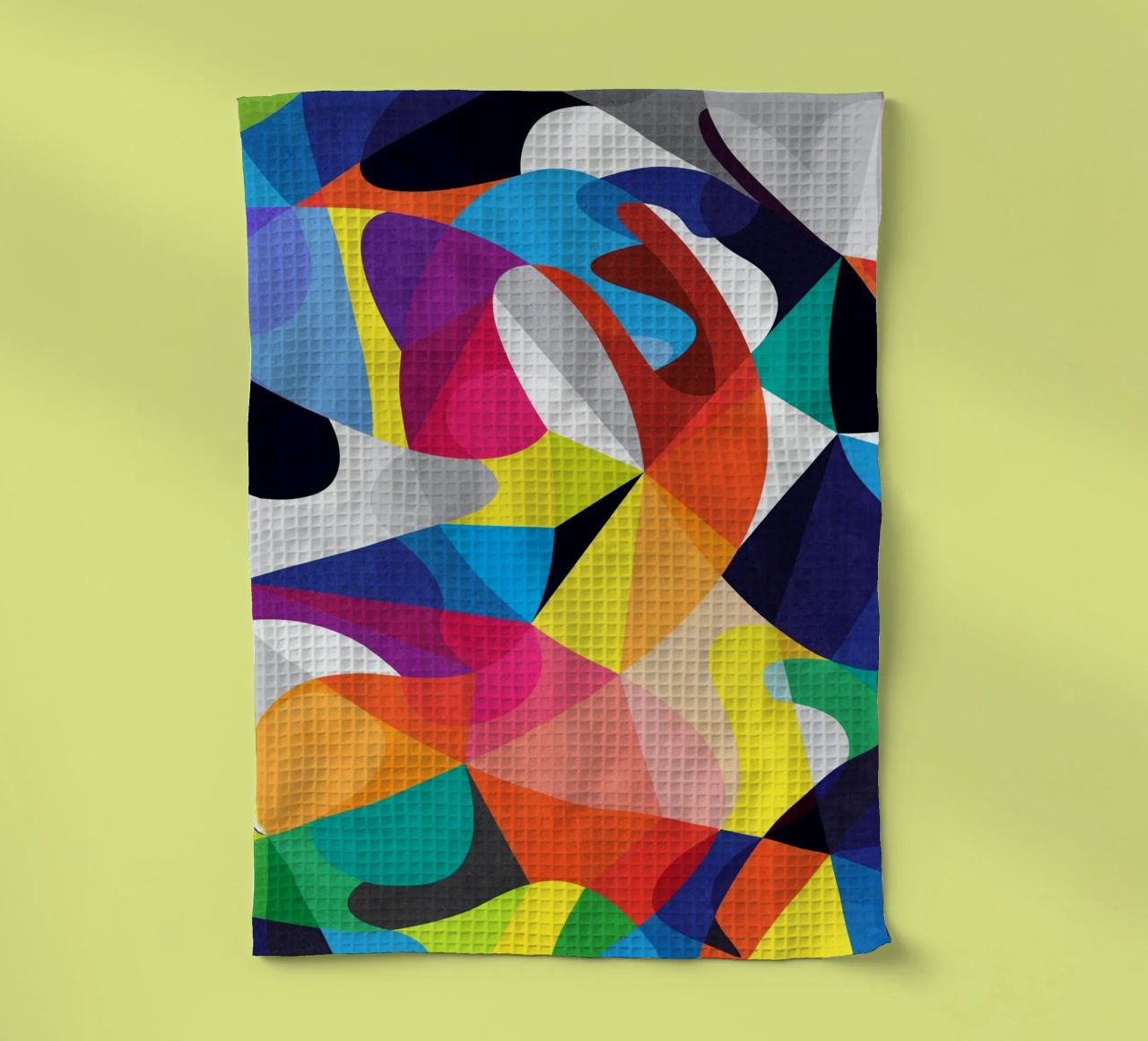 New Ways - Motif géométrique abstrait torchon de lovely lines