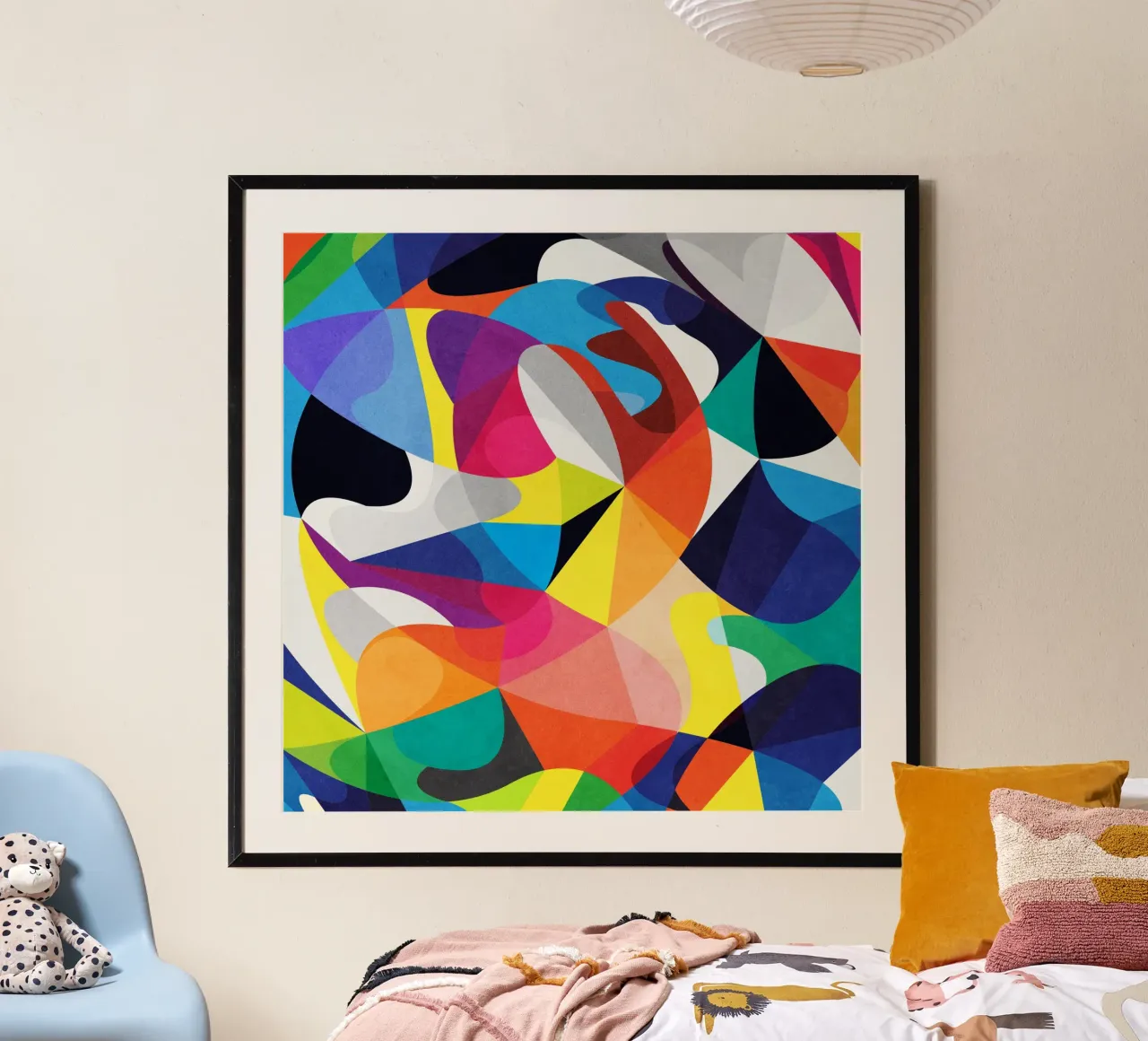 New Ways - Abstract Geometric Pattern hahnemühle by lovely lines