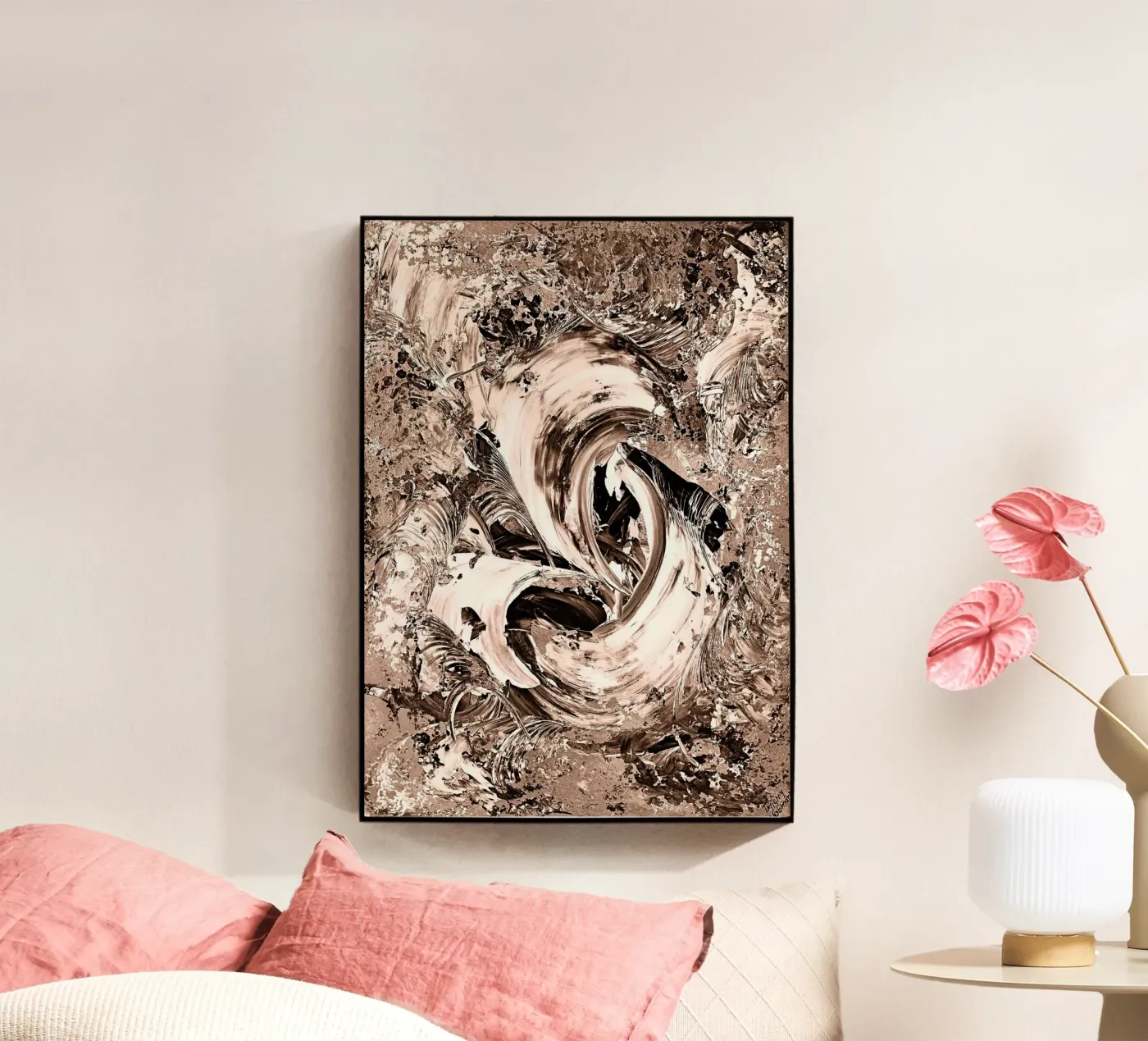 SEPIA 62 plexiglass da Thierry Vobmann Abstract painting