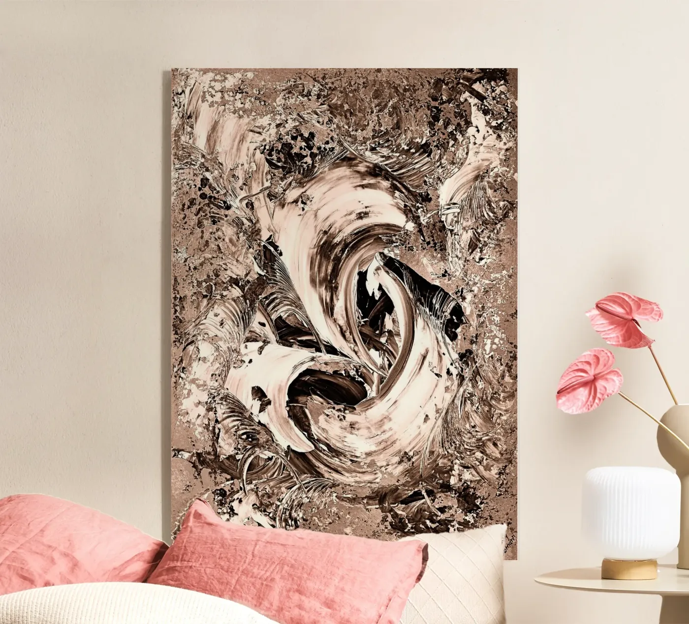 SEPIA 62 plexiglass da Thierry Vobmann Abstract painting