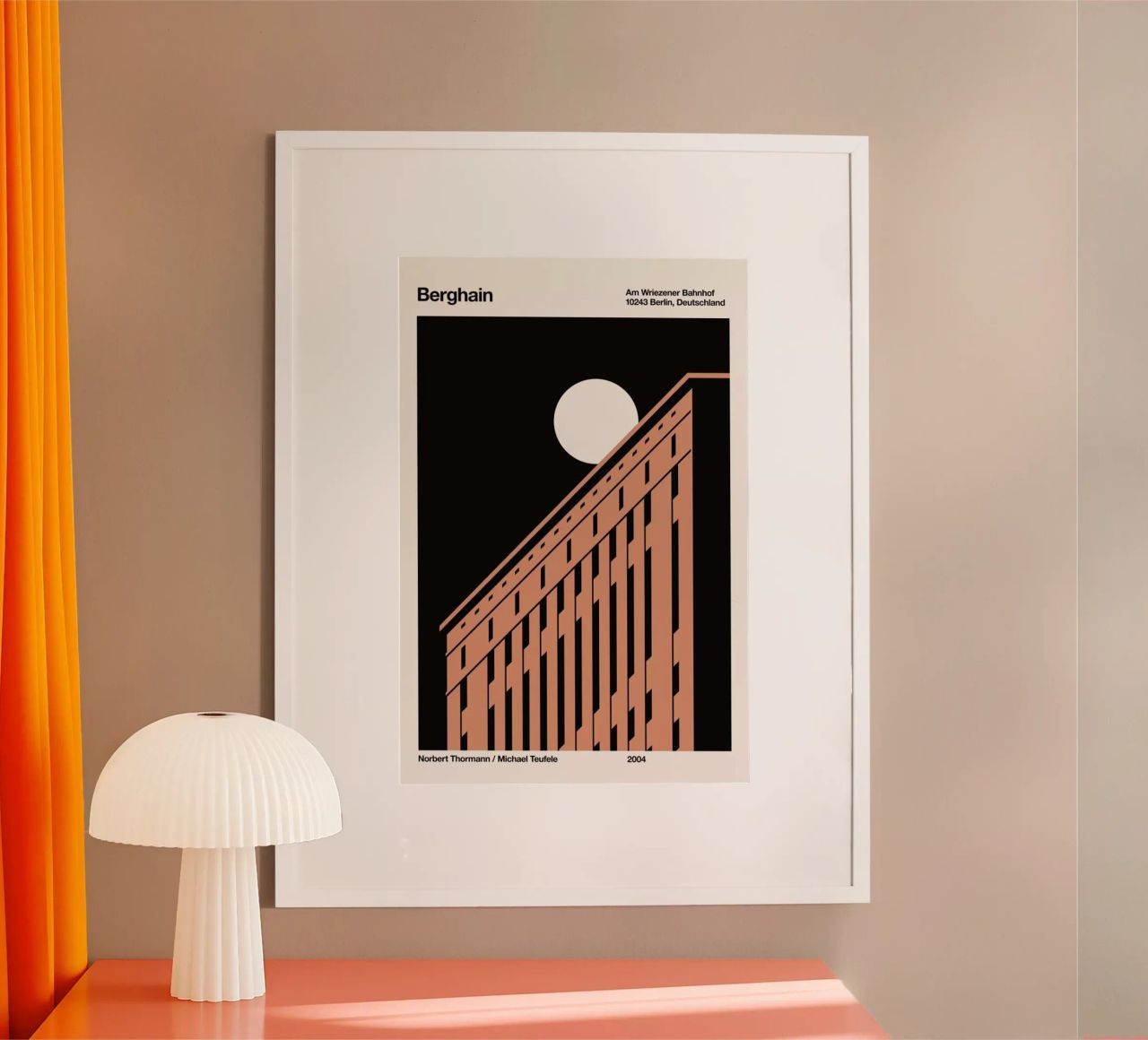 Berghain Night poster by Florent Bodart