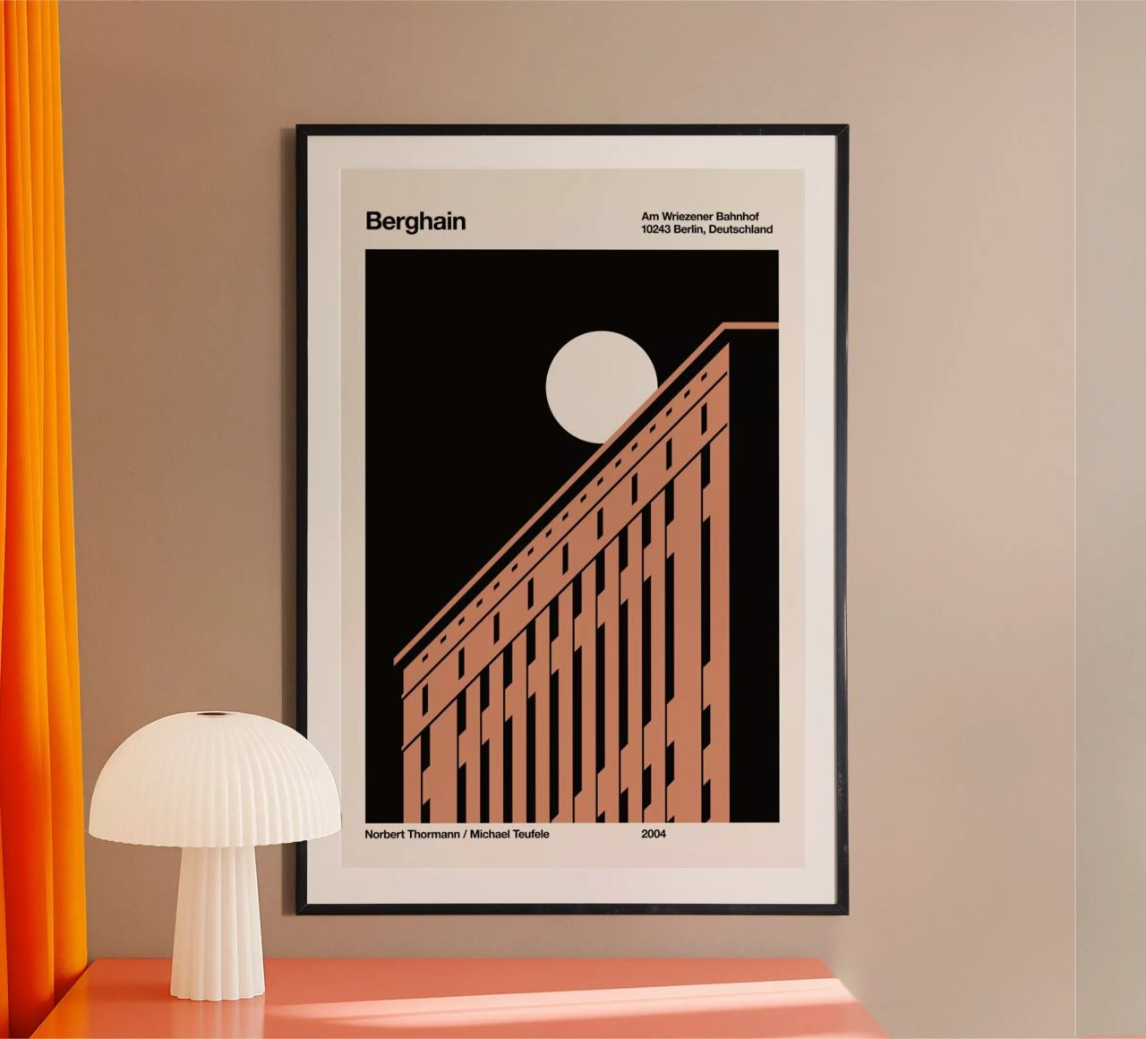 Berghain Night poster by Florent Bodart