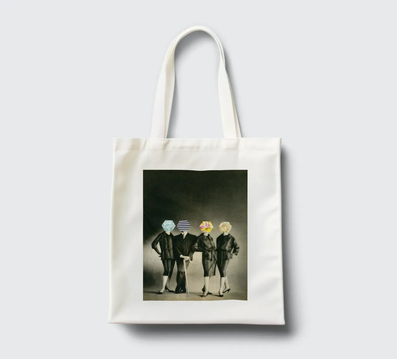 Modern Fashion tote bag by Cassia Beck Collage