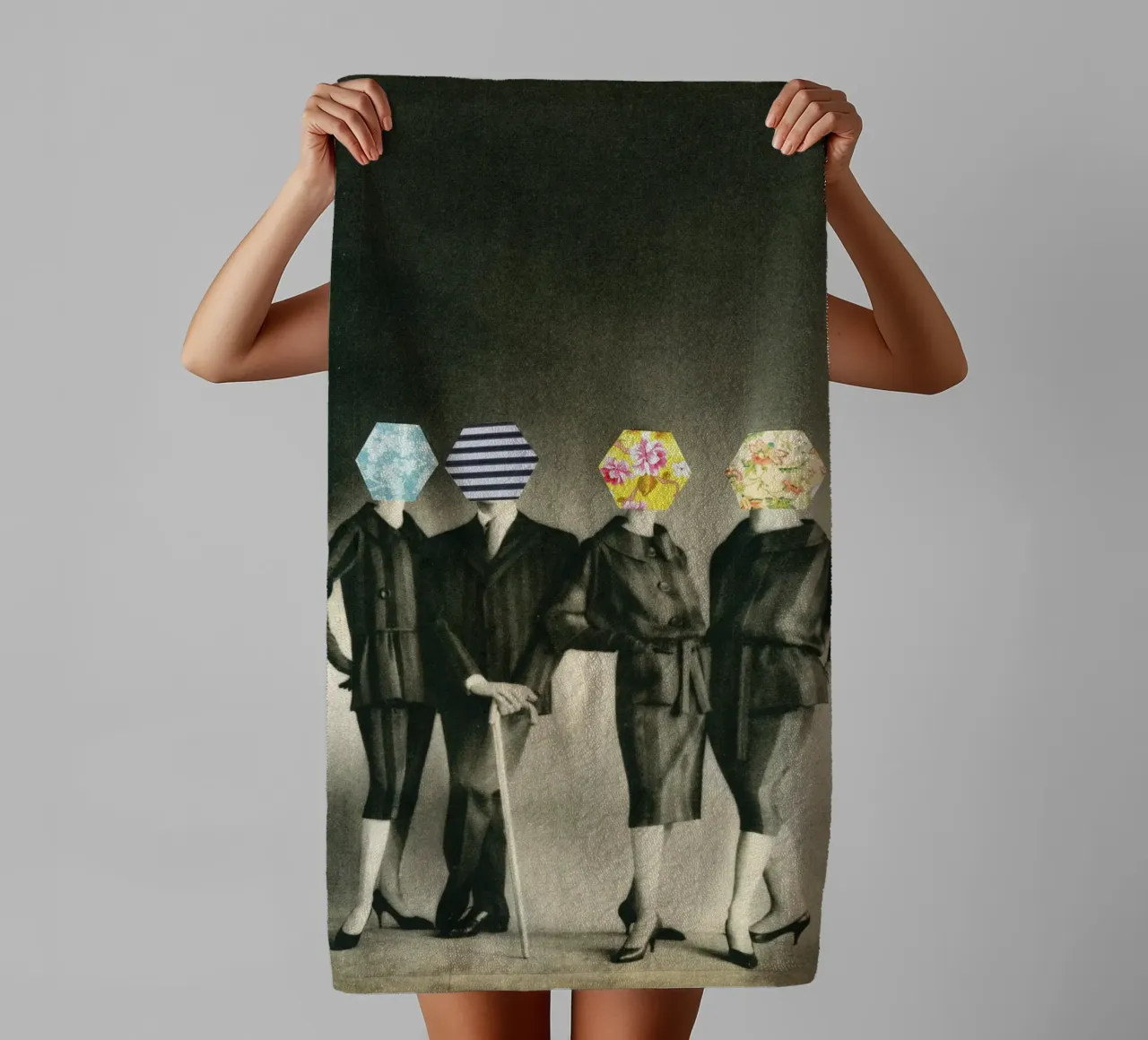 Modern Fashion towel by Cassia Beck Collage