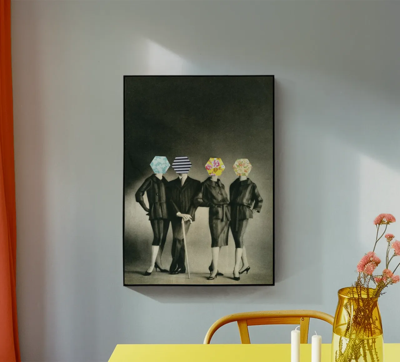 Moderne mode acryl van Cassia Beck Collage