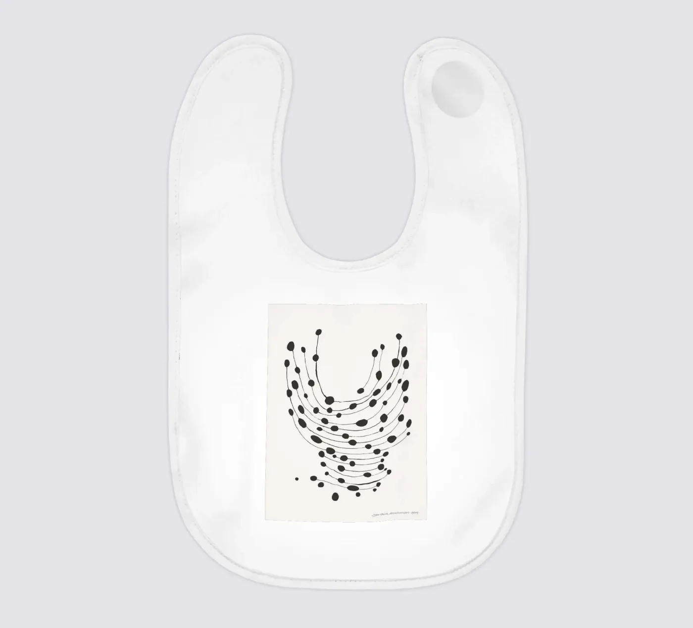 Dancing Dots baby slabbetje van Birgitpopshop