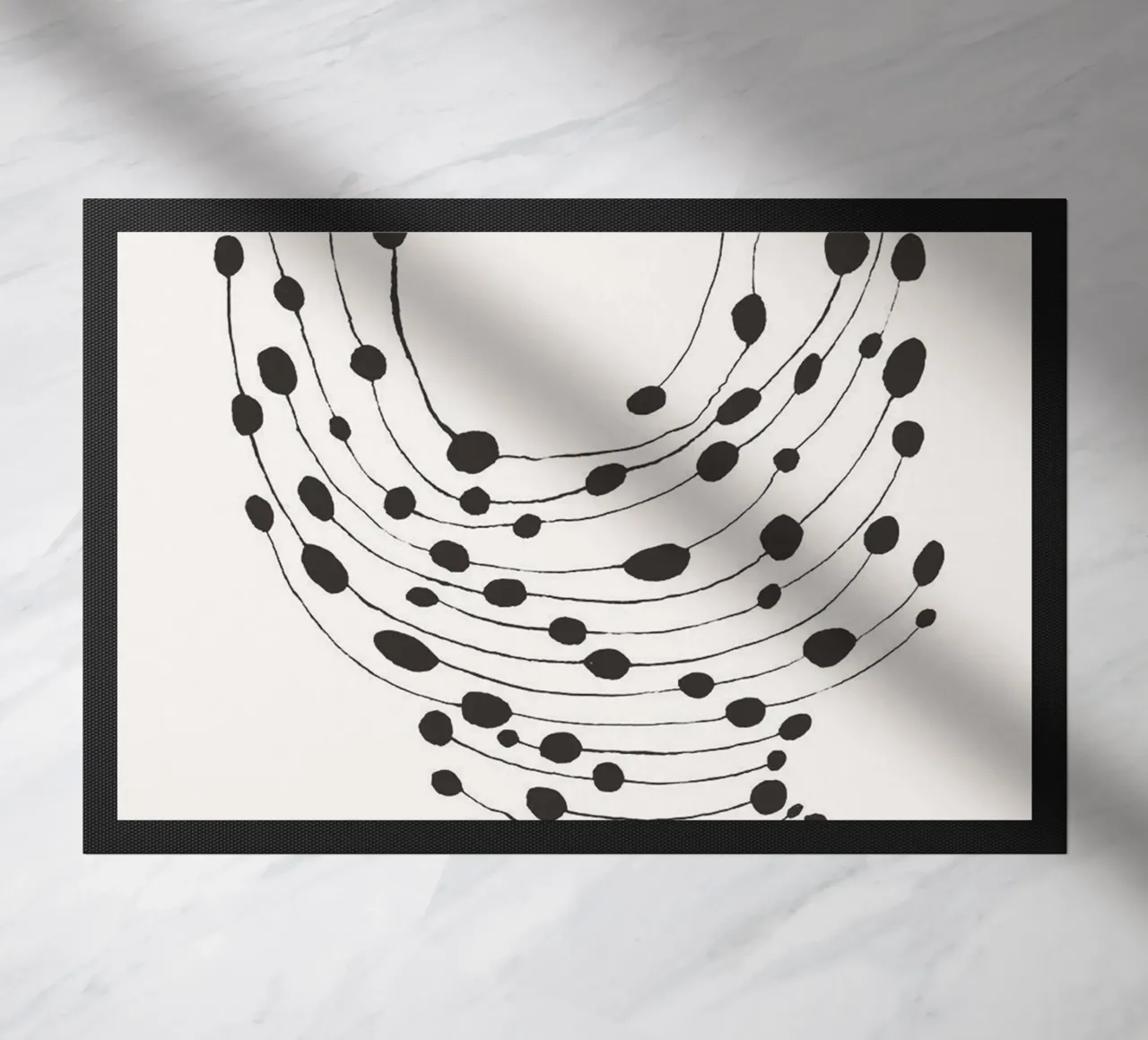 Dancing Dots doormat by Birgitpopshop