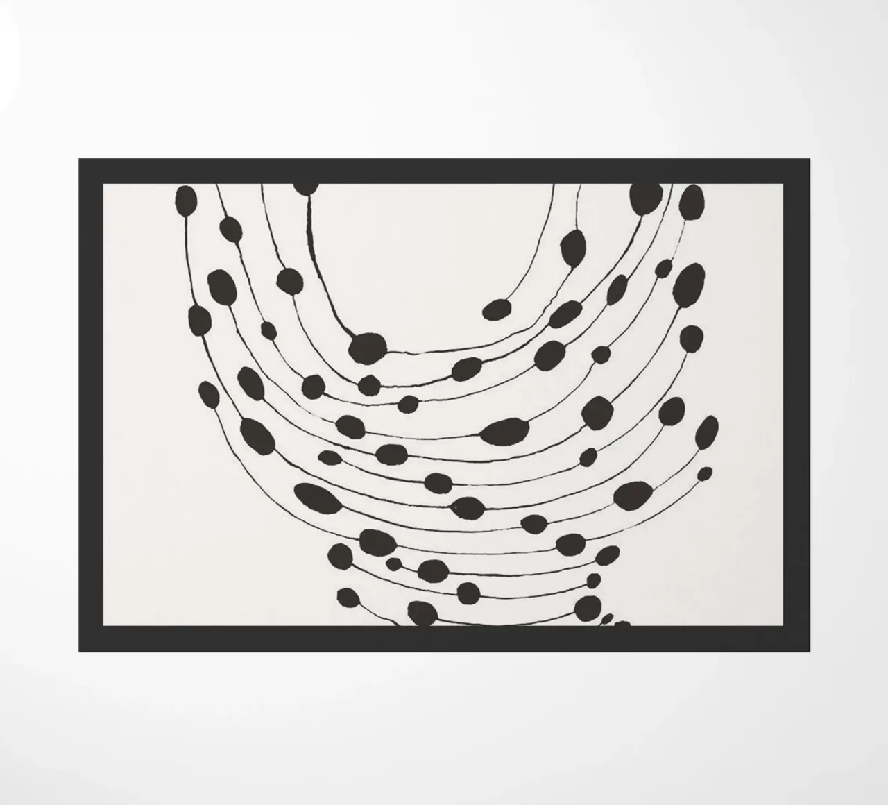 Dancing Dots doormat by Birgitpopshop