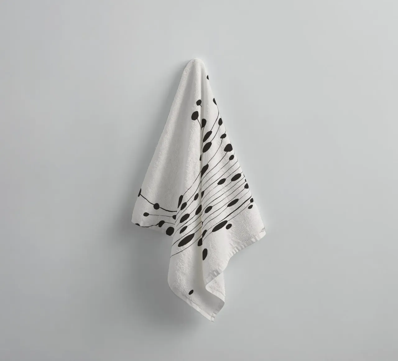 Dancing Dots towel by Birgitpopshop