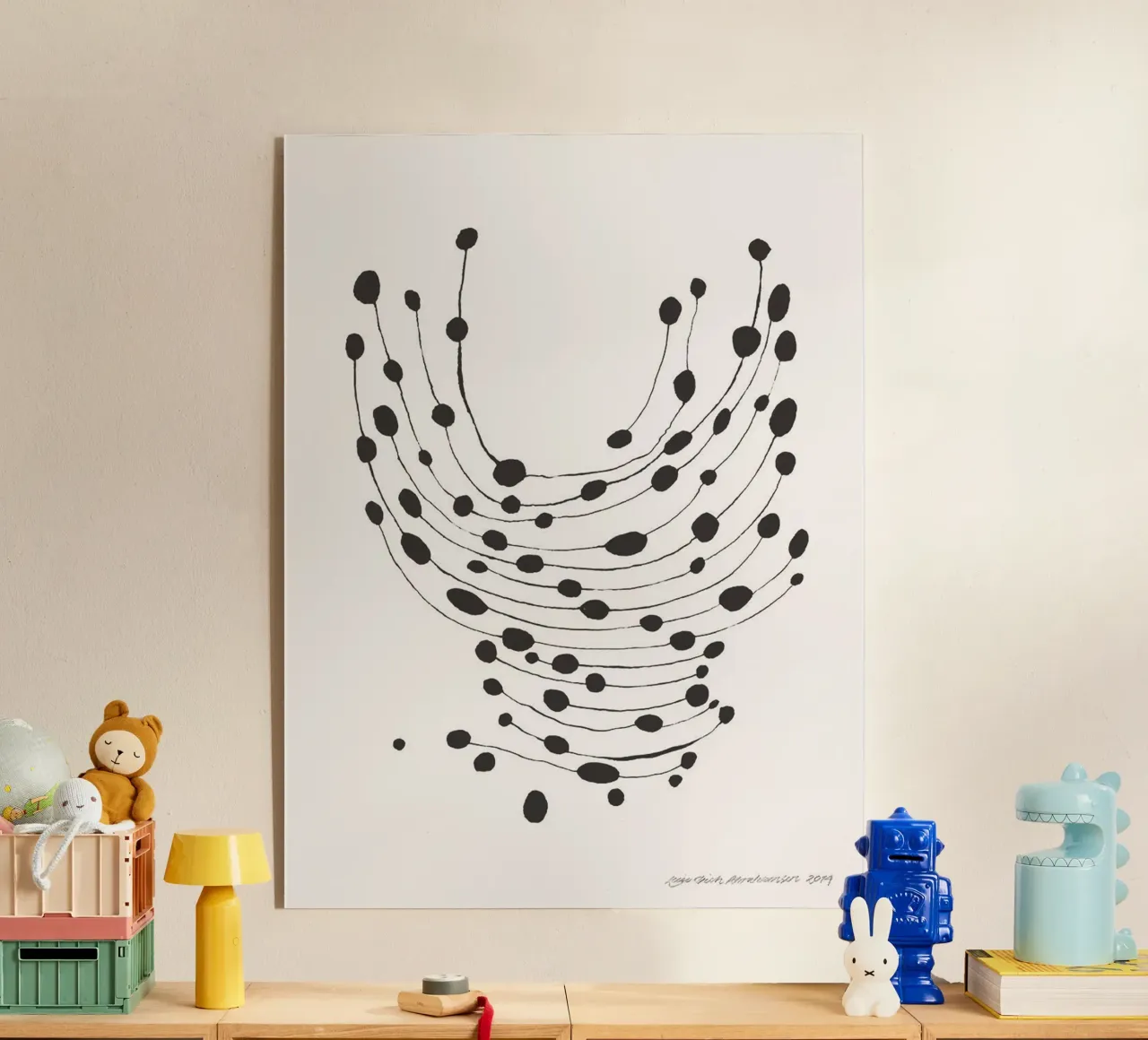 Dancing Dots plexiglass da Birgitpopshop