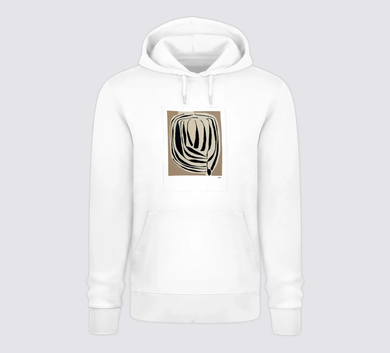 Rayas en capas sudadera con capucha de Birgitpopshop