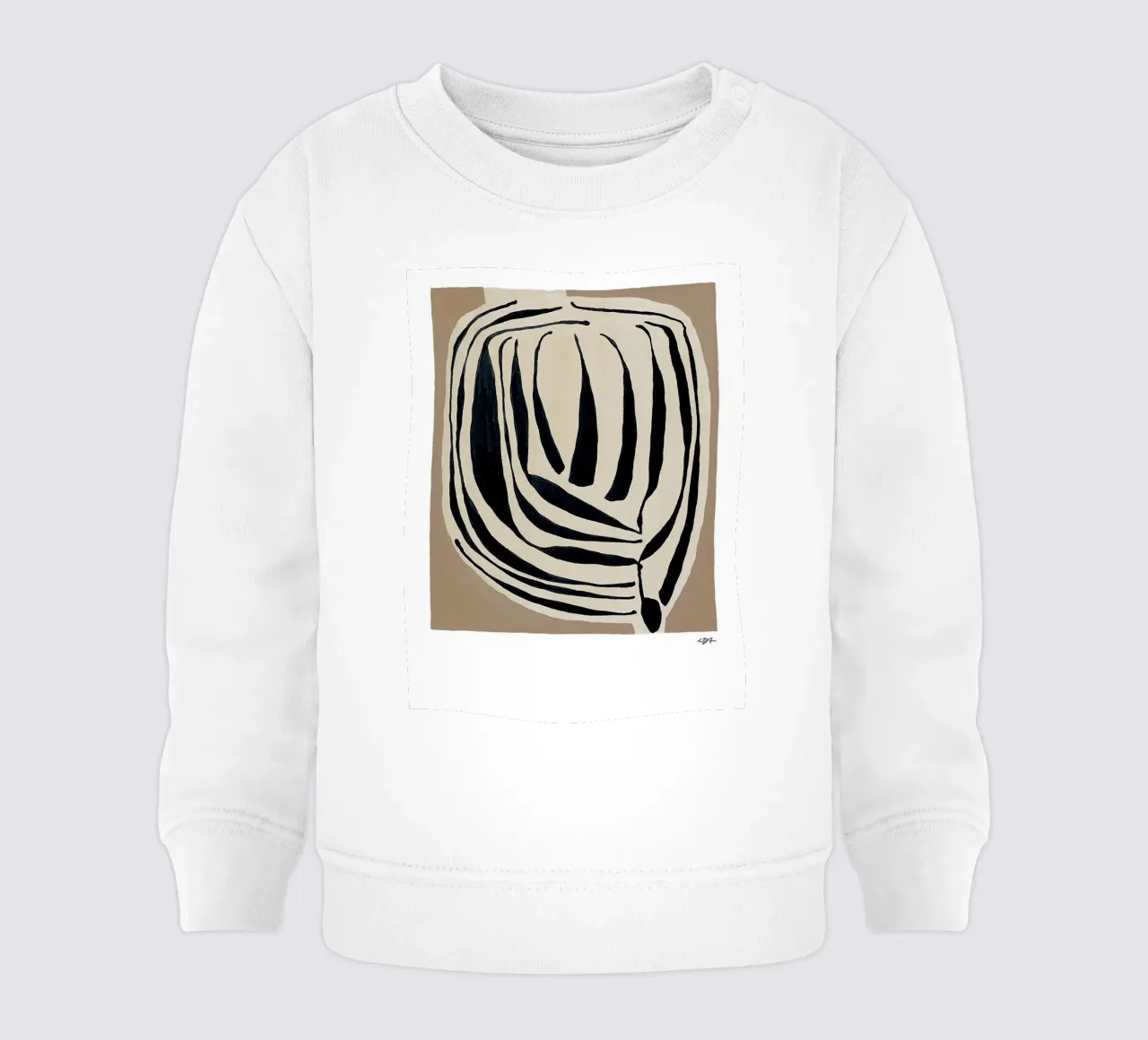 Rayas en capas sudadera de bebé de Birgitpopshop
