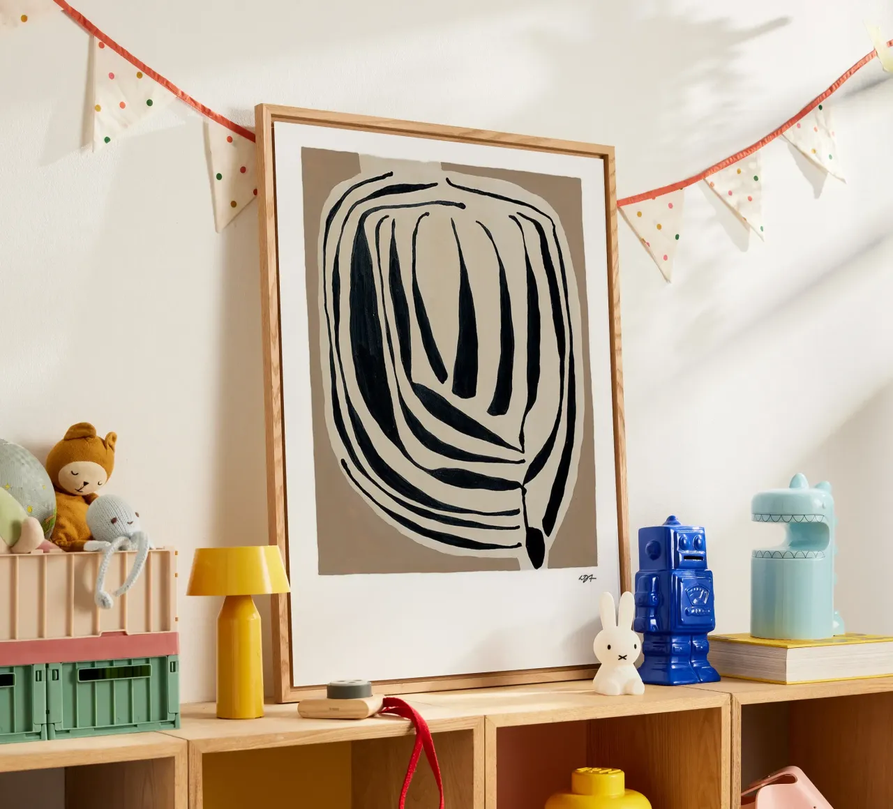 Stratificato a righe plexiglass da Birgitpopshop