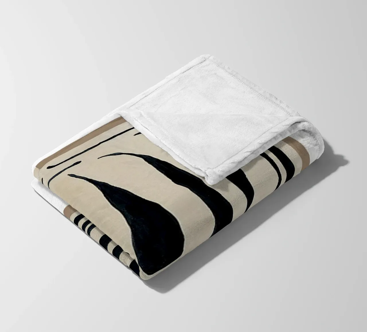 Stratificato a righe coperta in pile da Birgitpopshop