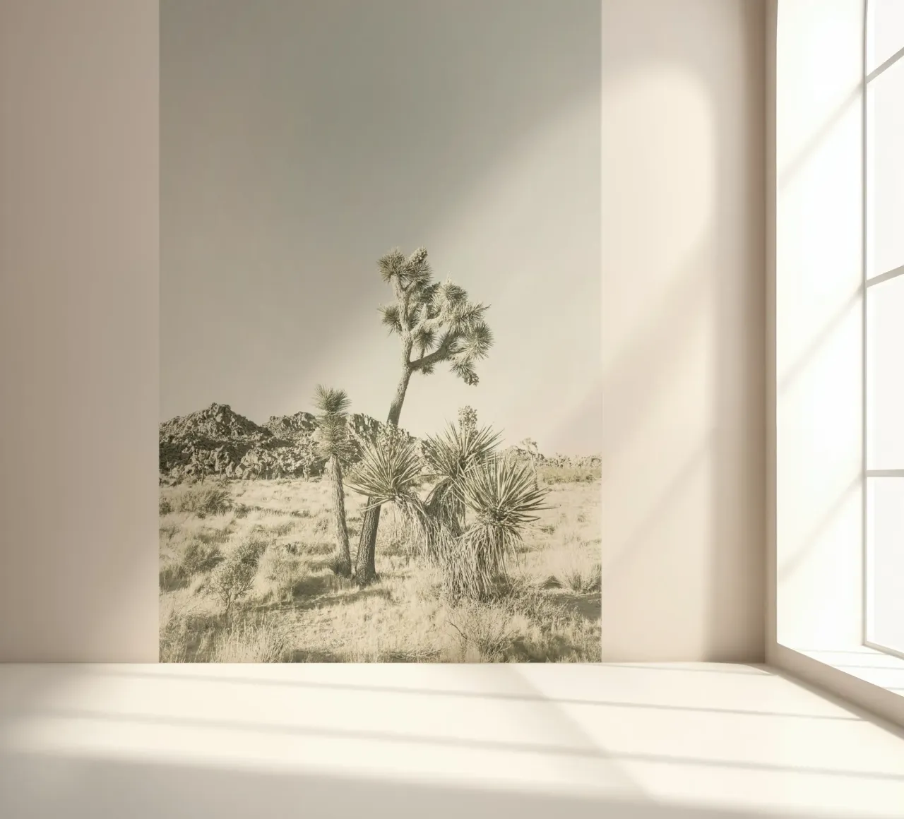 Parc national de Joshua Tree | Vintage papier peint photo de Melanie Viola